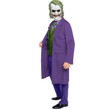 Amscan Kostüm Joker Arthur Fleck inkl. Maske mit grünen Haaren für Erwachsene