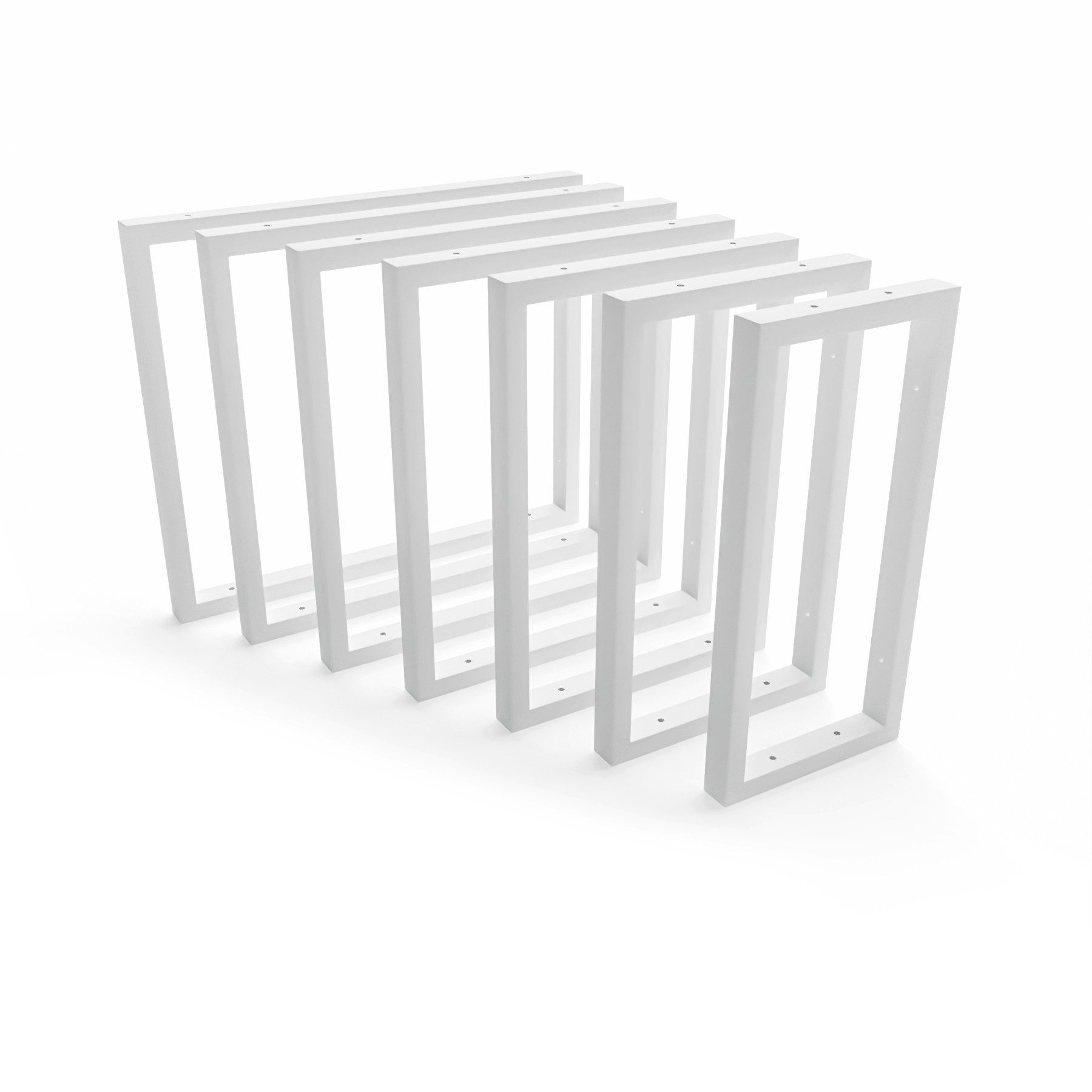 HEVVA Waschtischhalterung REUSS 20 cm Tief 2er Set Weiß günstig online kaufen