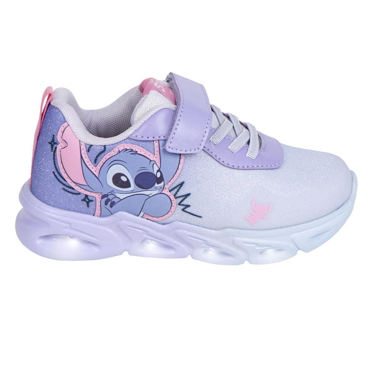 Disney Stitch Kinder Sportschuhe mit Lichteffekt leichte Freizeitschuhe Sneaker (Packung)