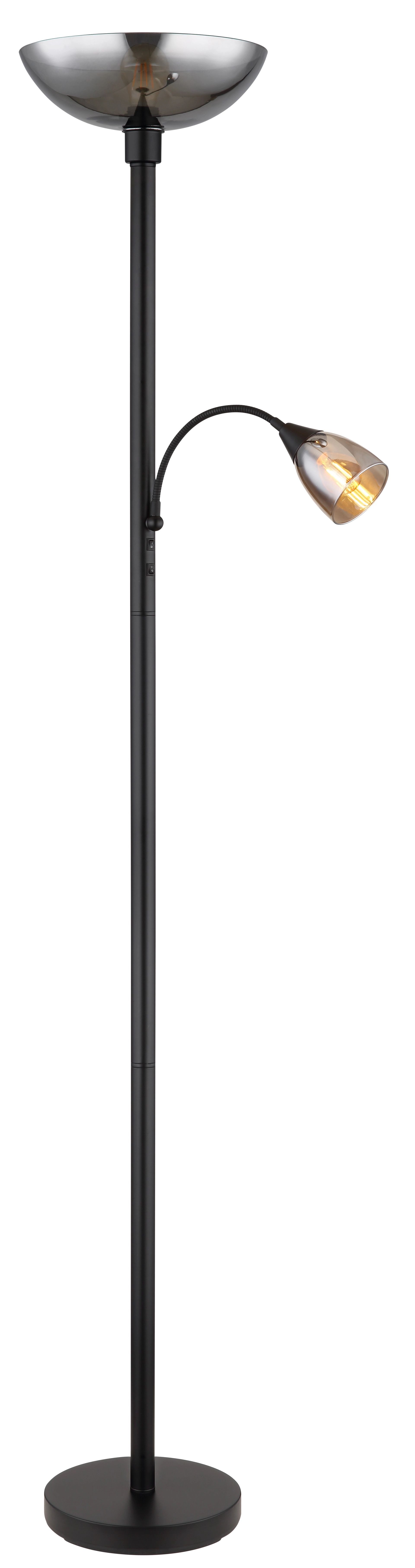 GLOBO LIGHTING Stehlampe BLADE, LED wechselbar, Stehleuchte, Flexo, Fluter und Leselicht getrennt schaltbar