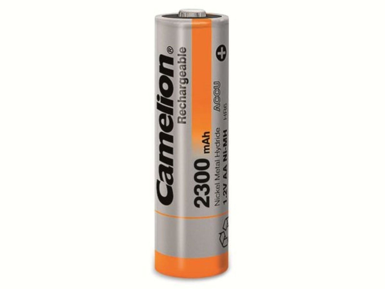 Camelion Stück, NiMH-Mignon-Akku 2500 mAh, 2 Akku mit CAMELION