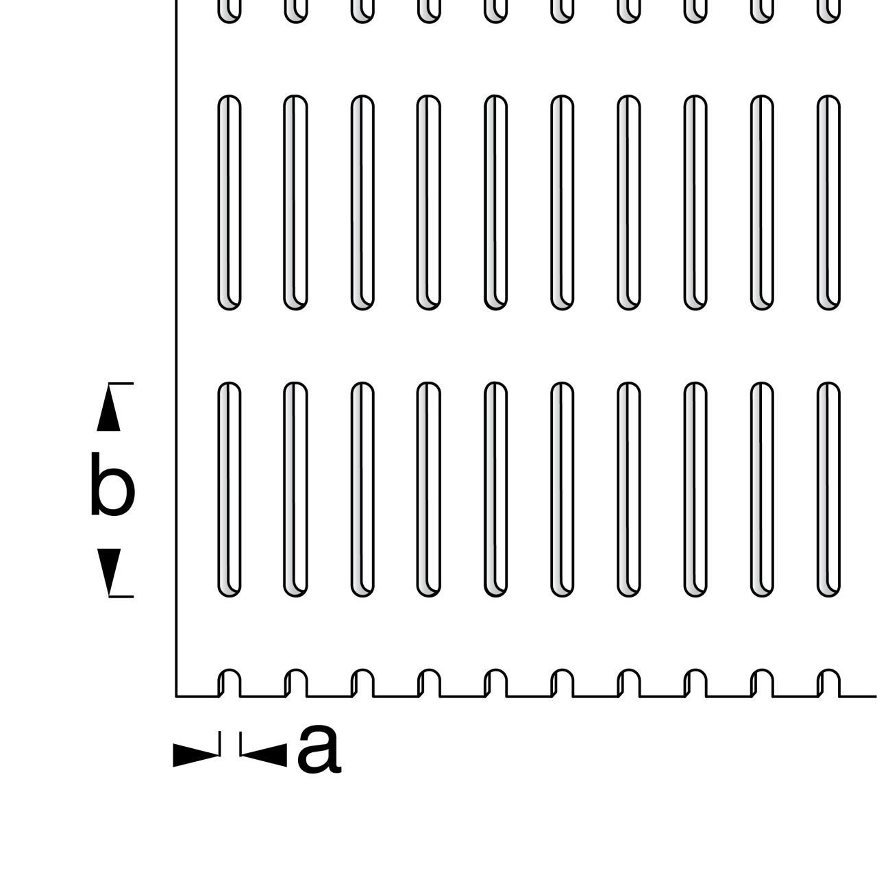 alfer Schutzblech alfer Schlitzlochblech Aluminium eloxiert
