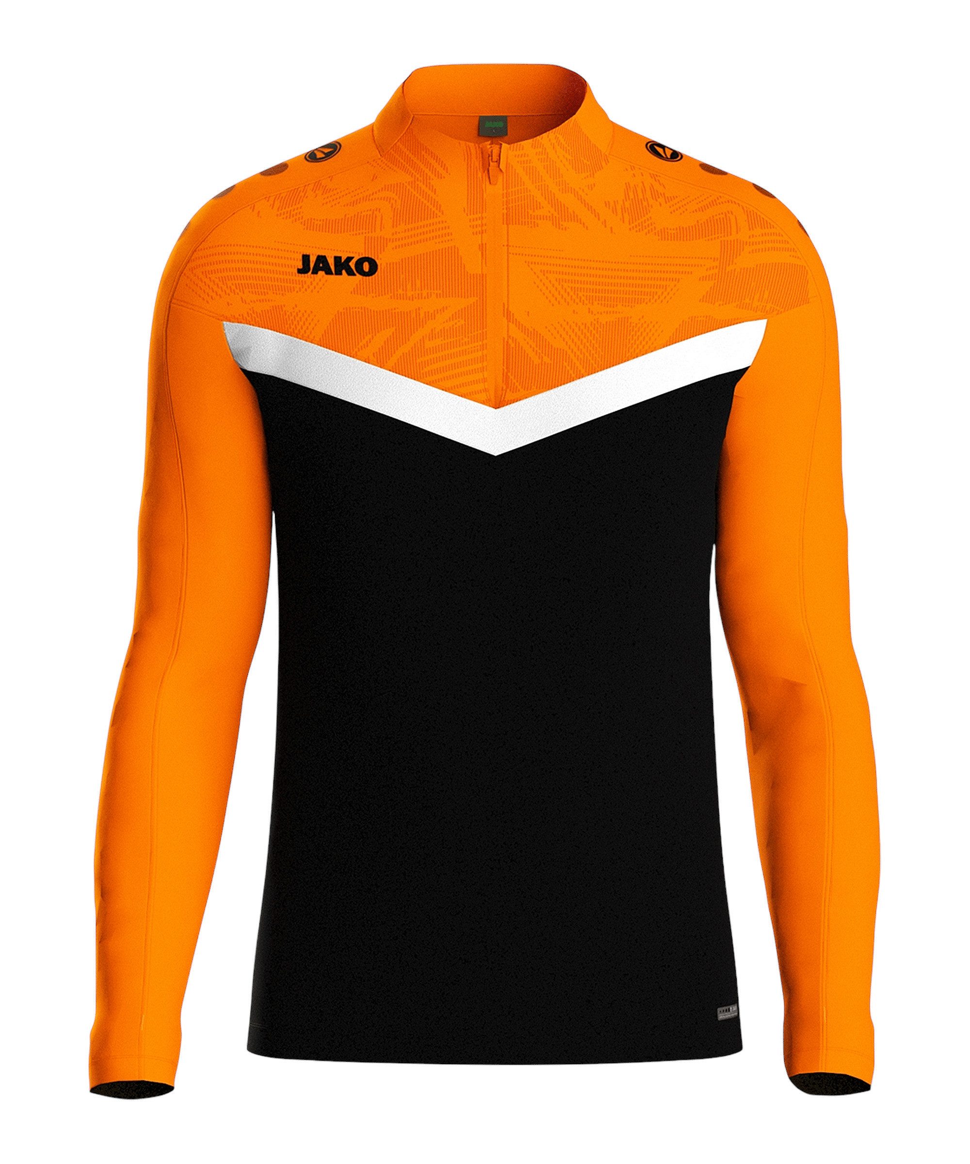 Jako Sweatshirt JAKO Iconic HalfZip Sweatshirt Kids Langarm-Shirts Polyester