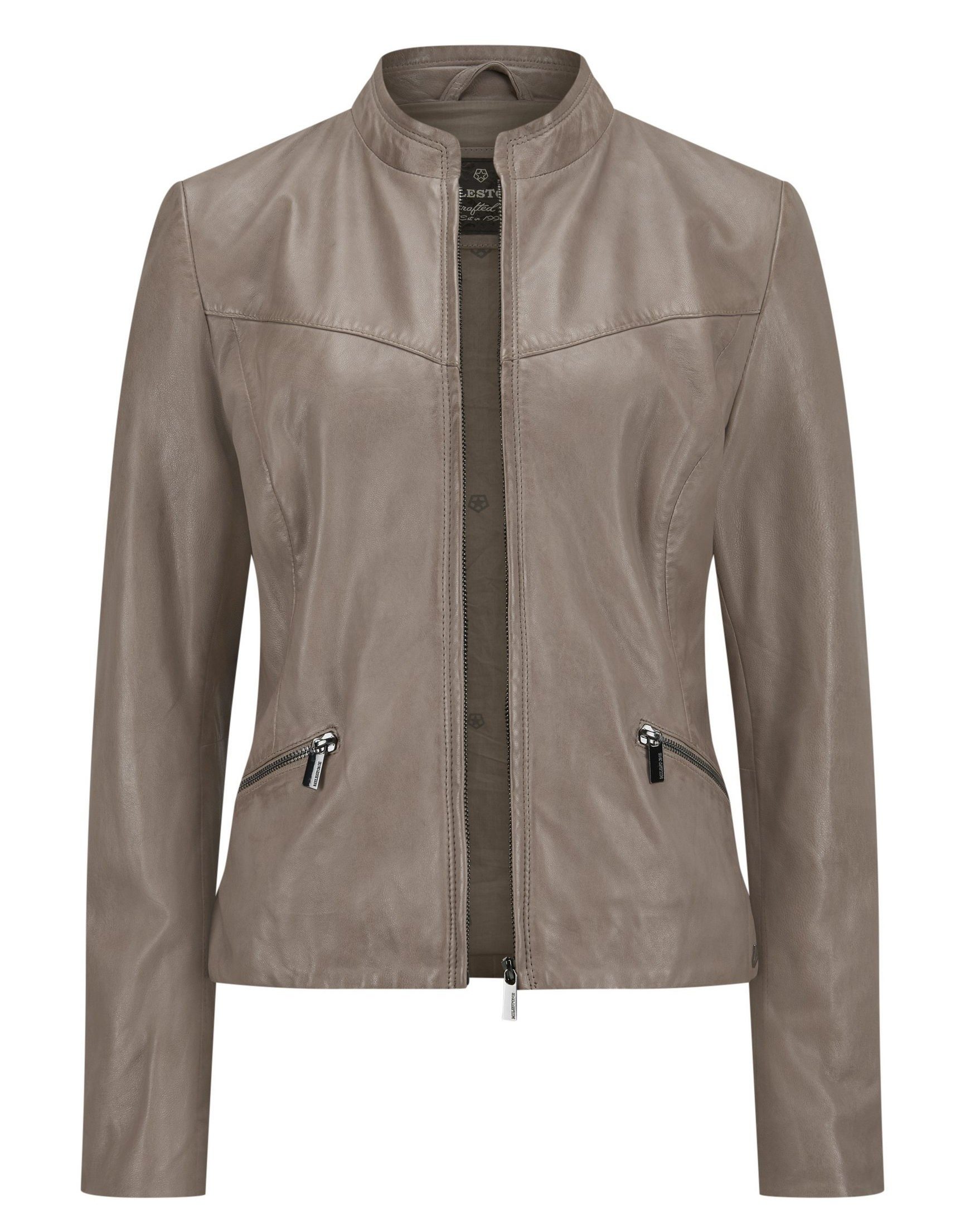 Milestone Lederjacke MSComet Bikerjacke aus Lammleder günstig online kaufen