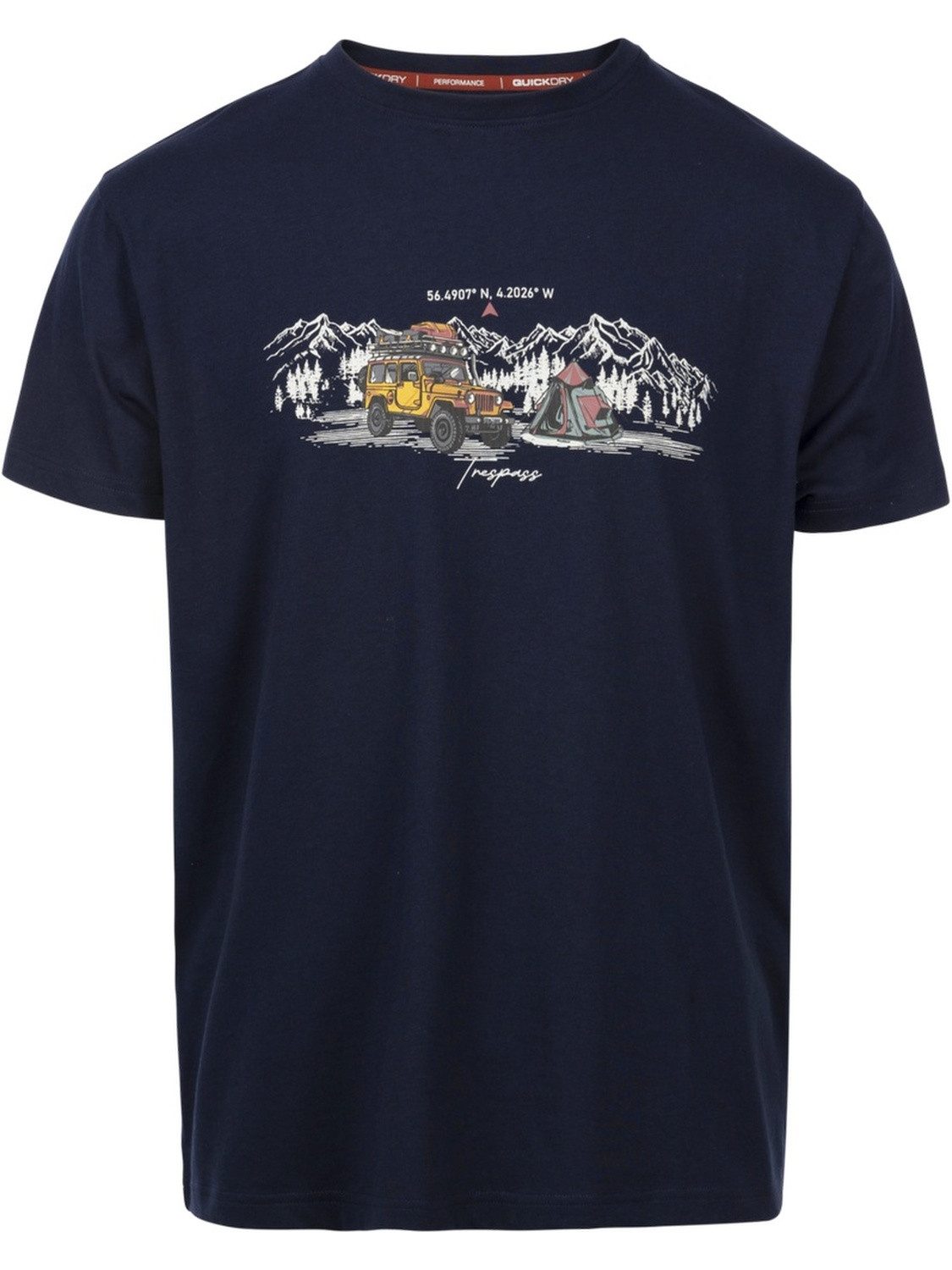 Trespass T-Shirt Horton Casual Printed Tshirt