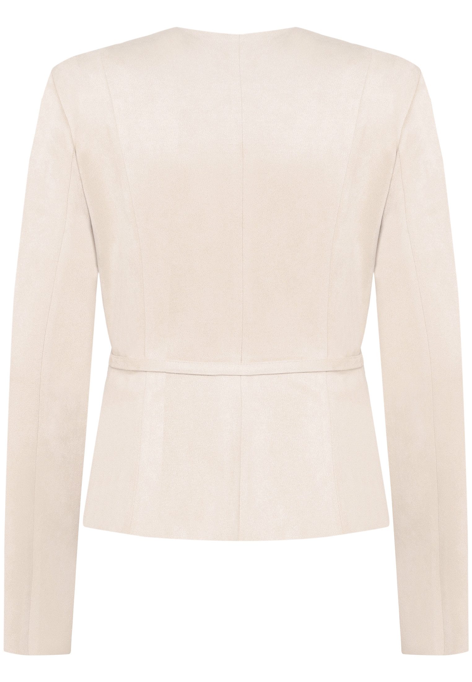 Zero Jackenblazer Damen in Lederoptik Gürtel