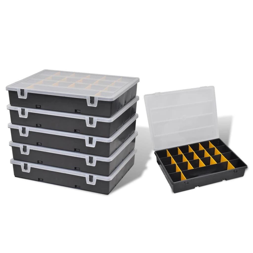 vidaXL Werkzeugbox Sortimentsboxen 6 Stk.