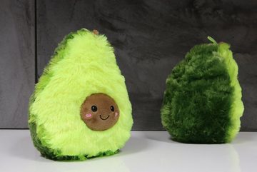 soma Kuscheltier süße Avocado 80 cm Lebensmittel Früchte grün Gesicht (1-St), Super weicher Plüsch Stofftier Kuscheltier für Kinder zum spielen