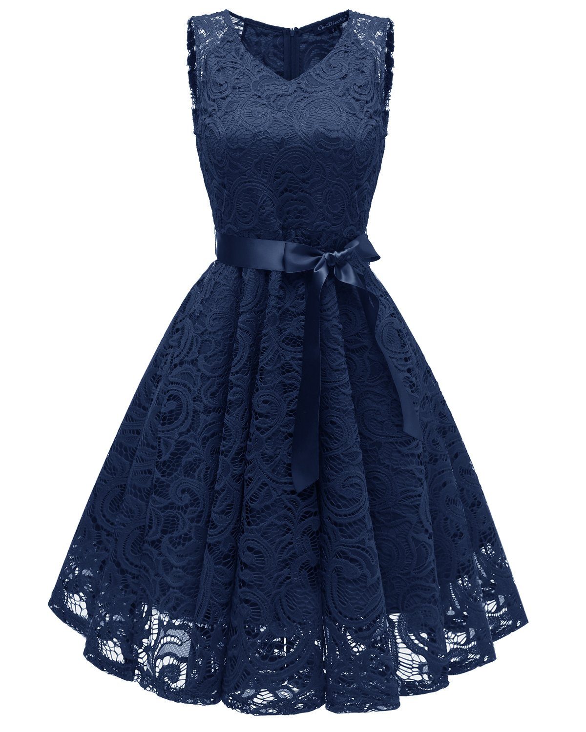 PYL A-Linien-Kleid »Damen Vintage Spitze Abendkleid Elegant Cocktailkleid«  40-48 Größe online kaufen | OTTO