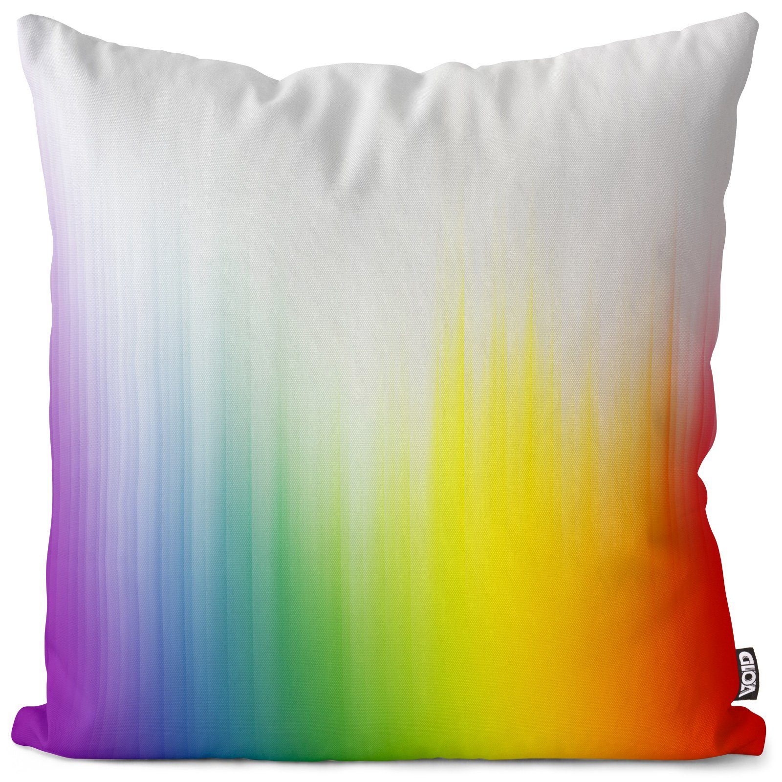 VOID Kissenbezug, (1 Stück), Regenbogen Farben Pride Wasserfarben Verlauf bunt Regenbogen Flagge