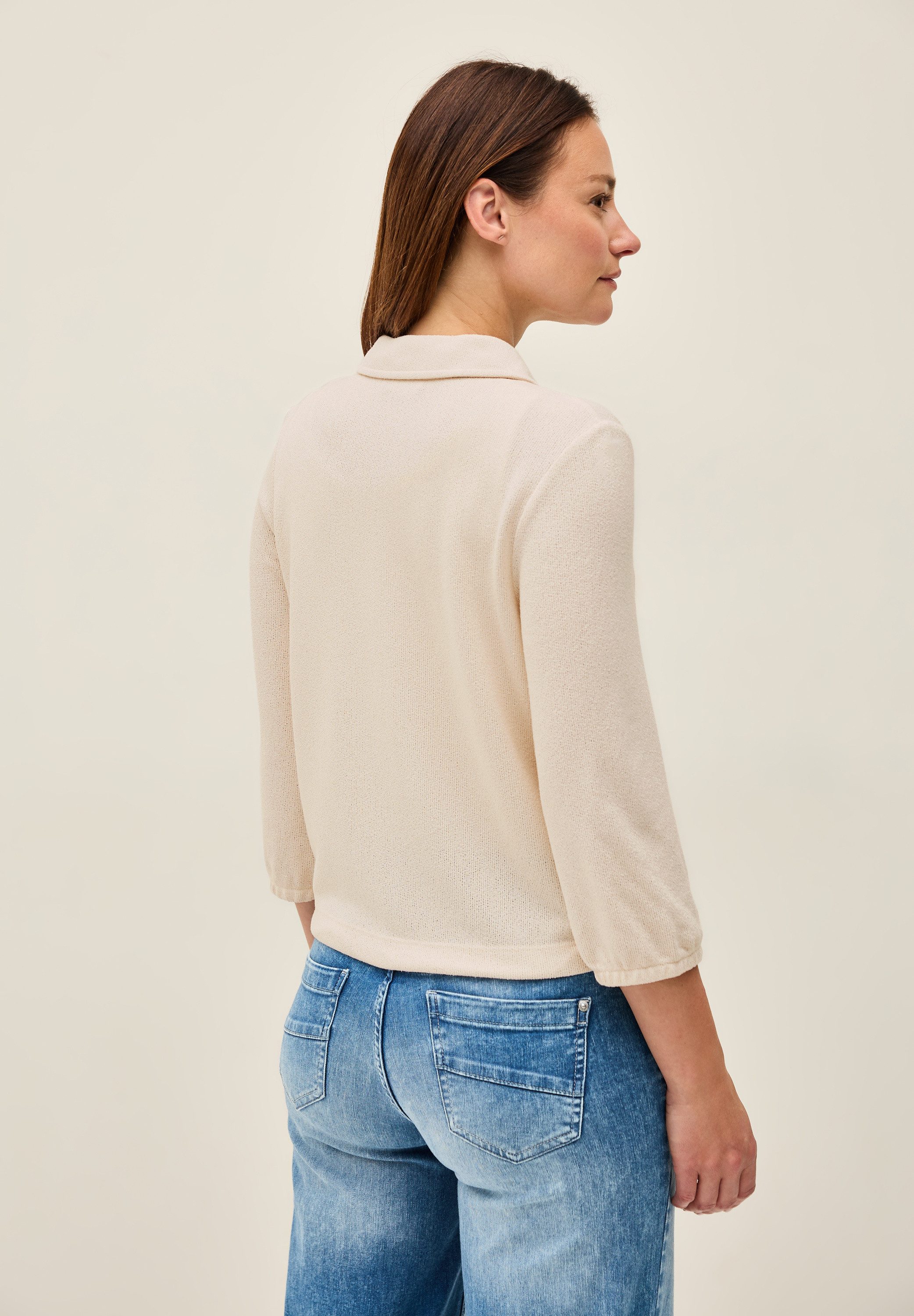 CECIL Cardigan aus elastischem Materialmix günstig online kaufen