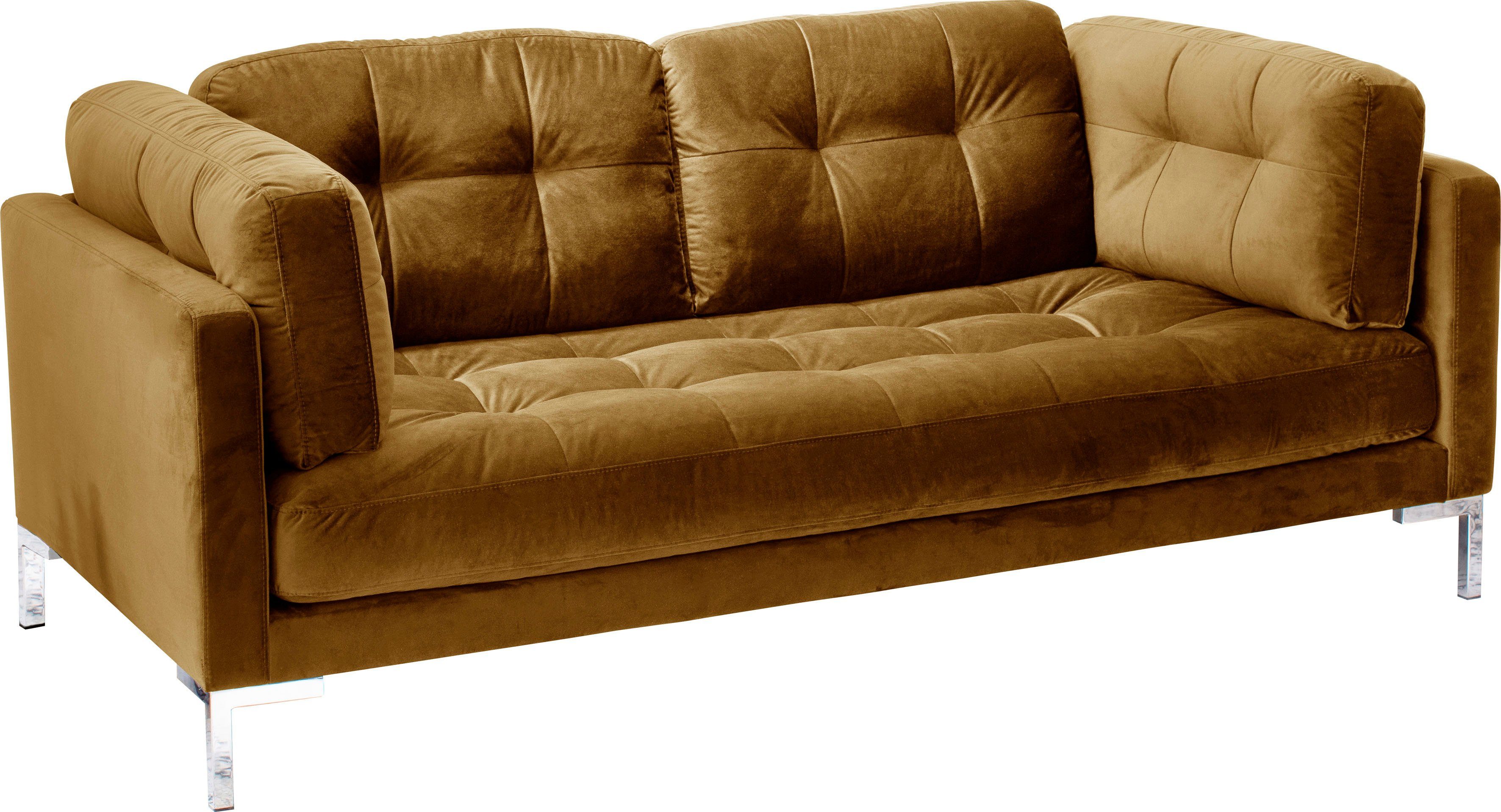 Trends by HG 2-Sitzer Landau, in Cord-Stoff mit Metallfuß