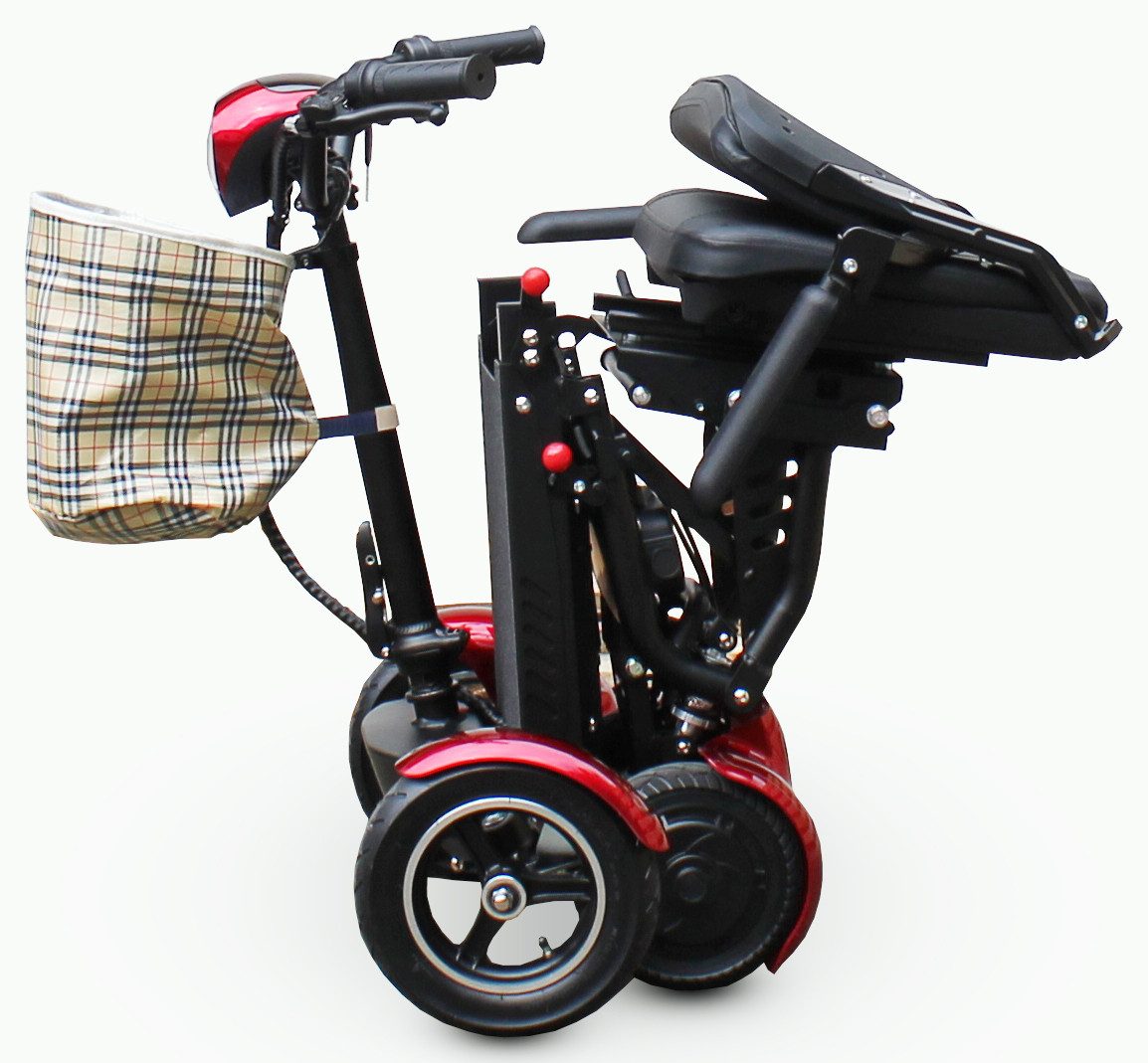 ECO ENGEL Elektromobil Eco Engel 303 Elektromobil 6 km/h 4 Rad Klappbar, 400 Watt 2 Motoren, 6,00 km/h, (Korb), faltbar