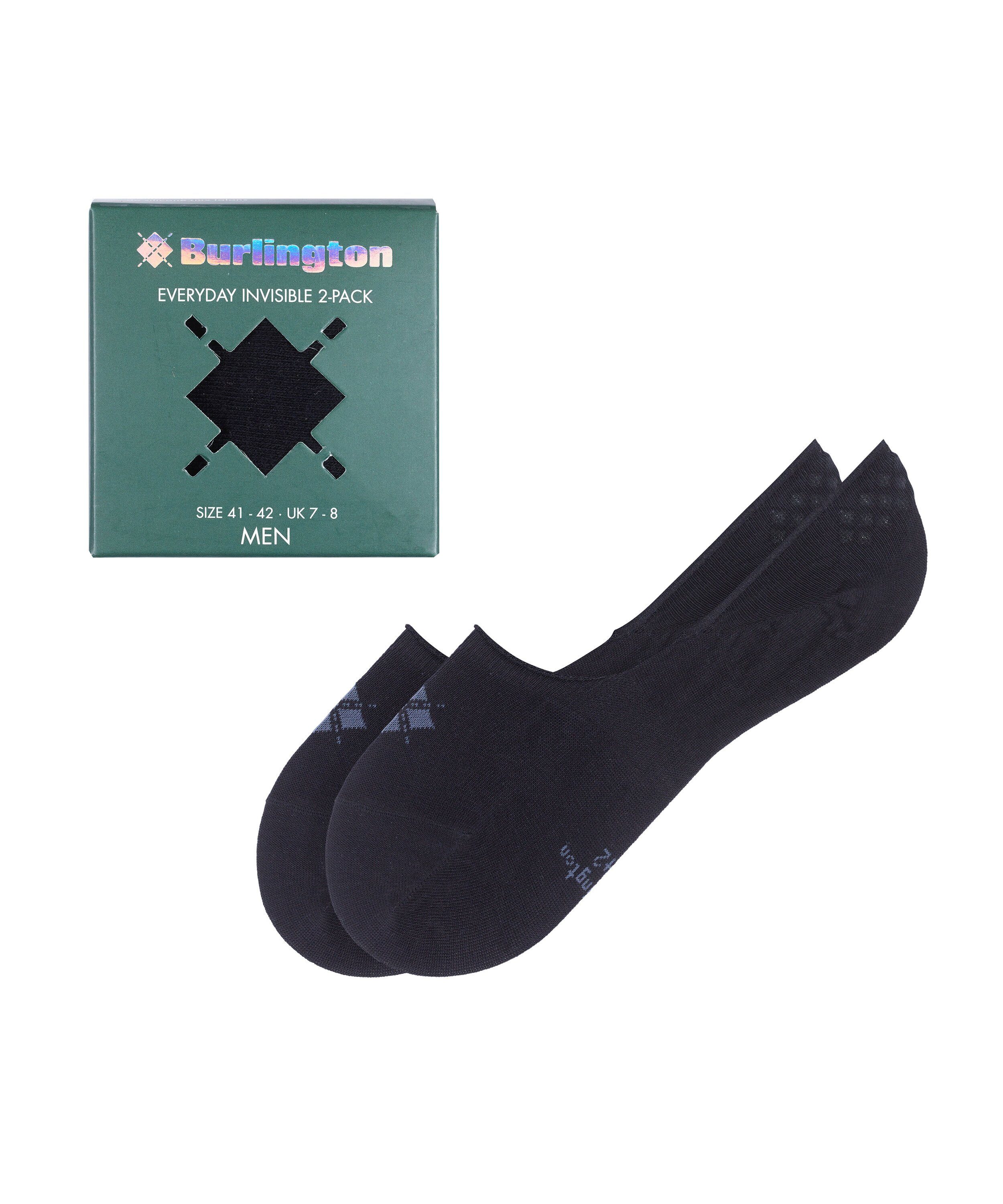 Everyday (3000) mit Box Füßlinge Anti-Slip-System Burlington 2-Pack black