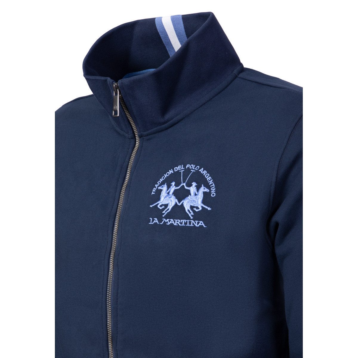 La Martina Sweatjacke MCF300 Herren Zip Hoodie, Kapuzenjacke, Trainingsjacken, Zip Pullover, Freizeitjacke