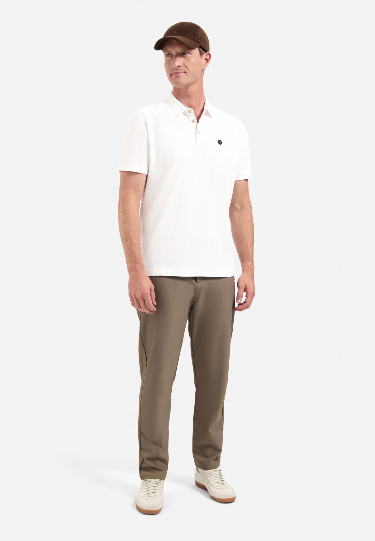 NO EXCESS Poloshirt Polo Pique Garment Dyed