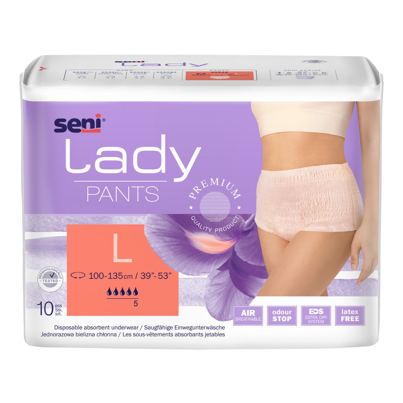 TZMO Deutschland GmbH Inkontinenz-Pants Seni Lady Pants Inkontinenzslip, Größe L, L Gr.