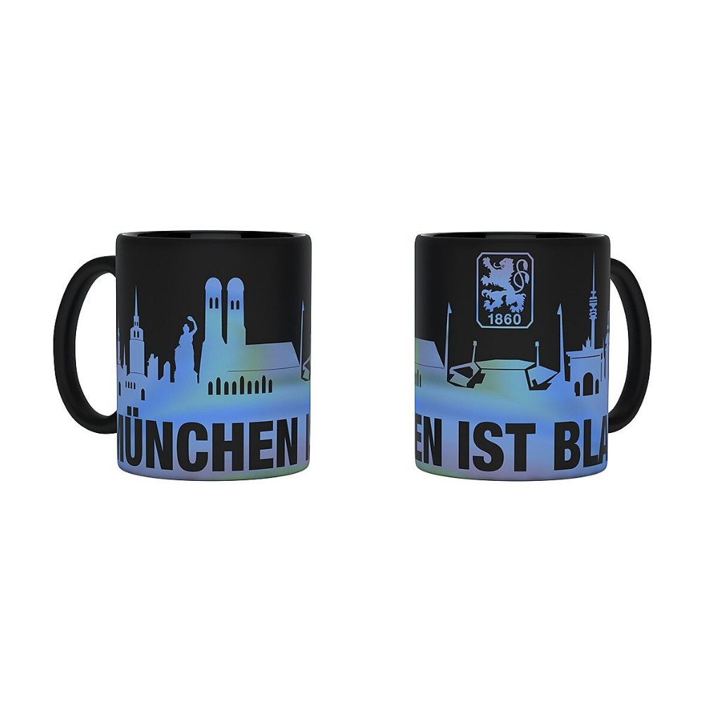 TSV 1860 München Becher TSV 1860 München Tasse Skyline Metallic, Keramik