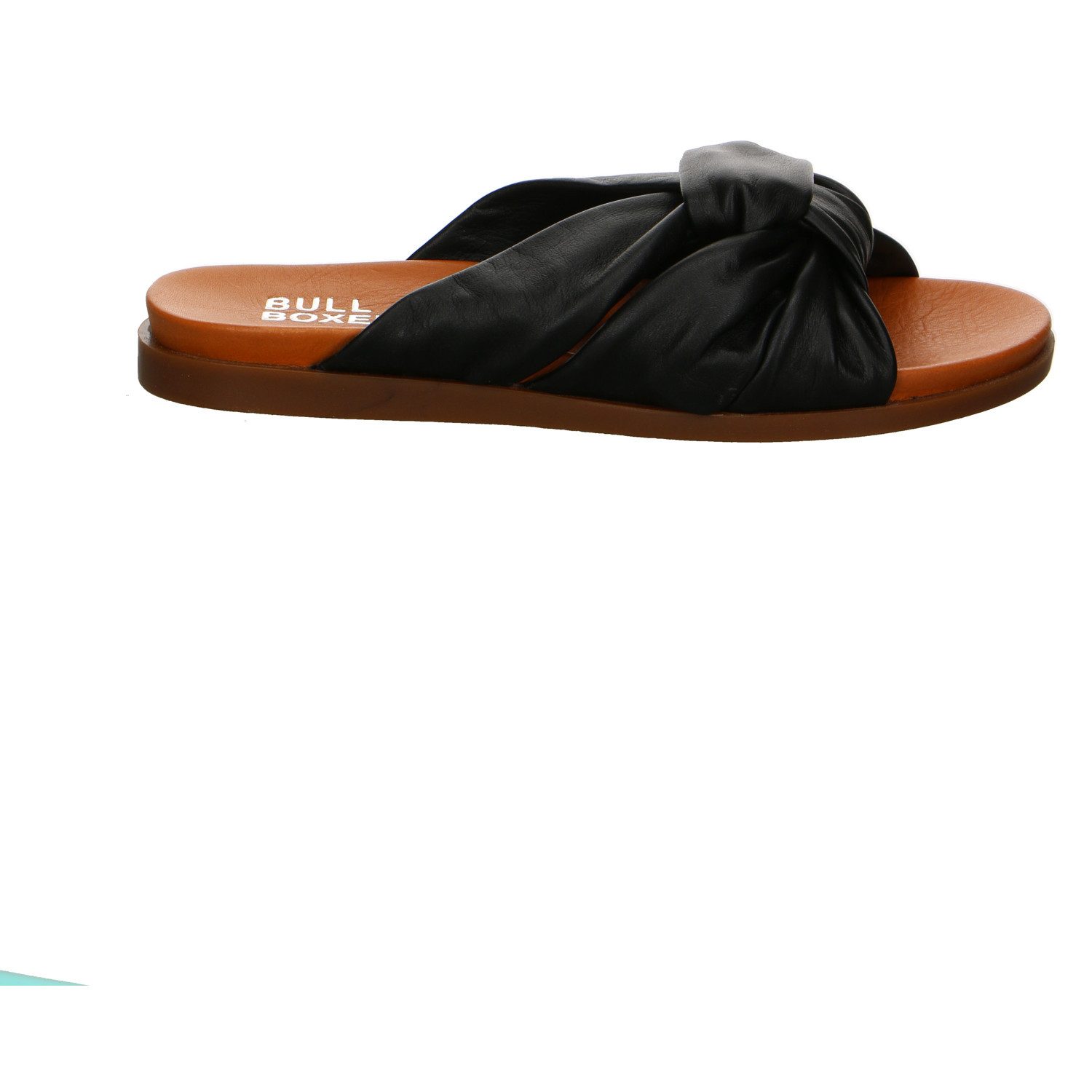 Bullboxer Bullboxer Leder Pantoletten schwarz Zehentrenner