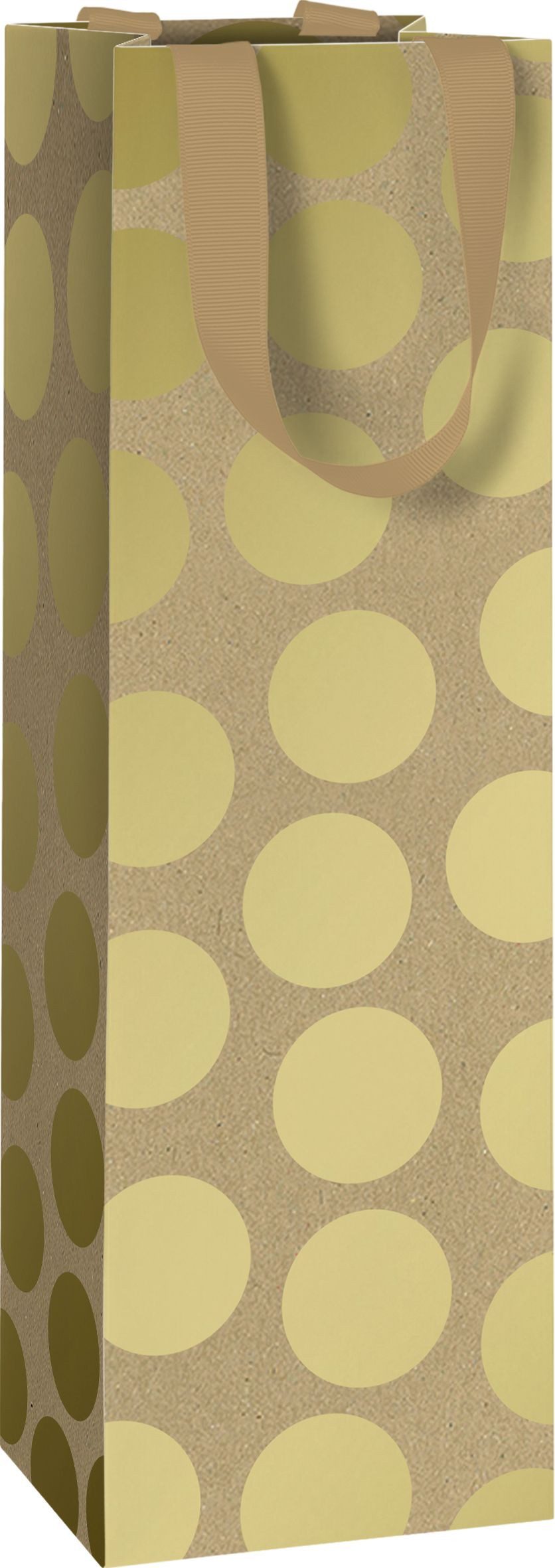 stewo Handtasche 6462 80 Flaschentragetasche Yoko natur/gold - 11 x 36 x 10,5 cm