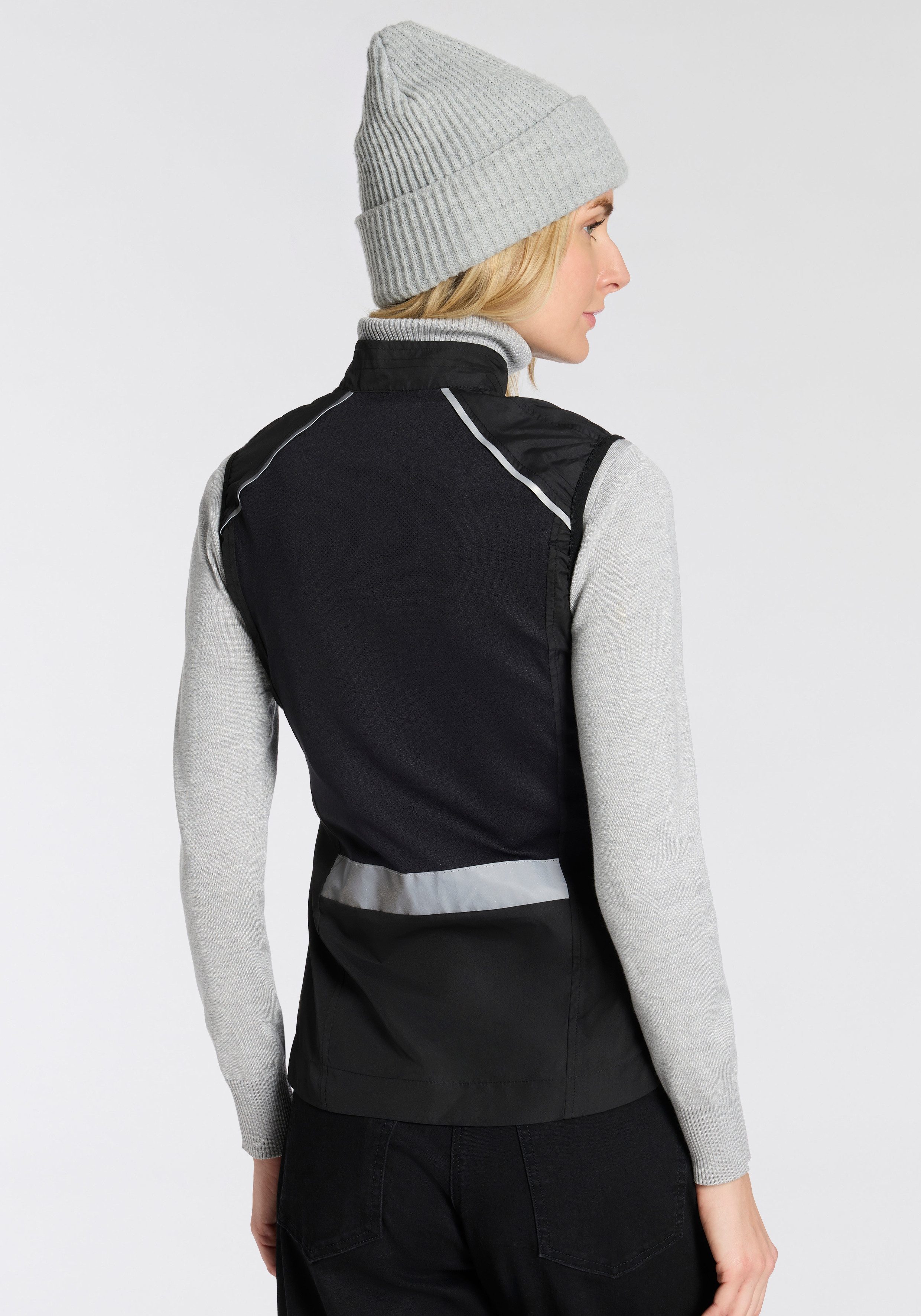 CMP Funktionsweste mit reflektierenden Details, sportlicher Stil