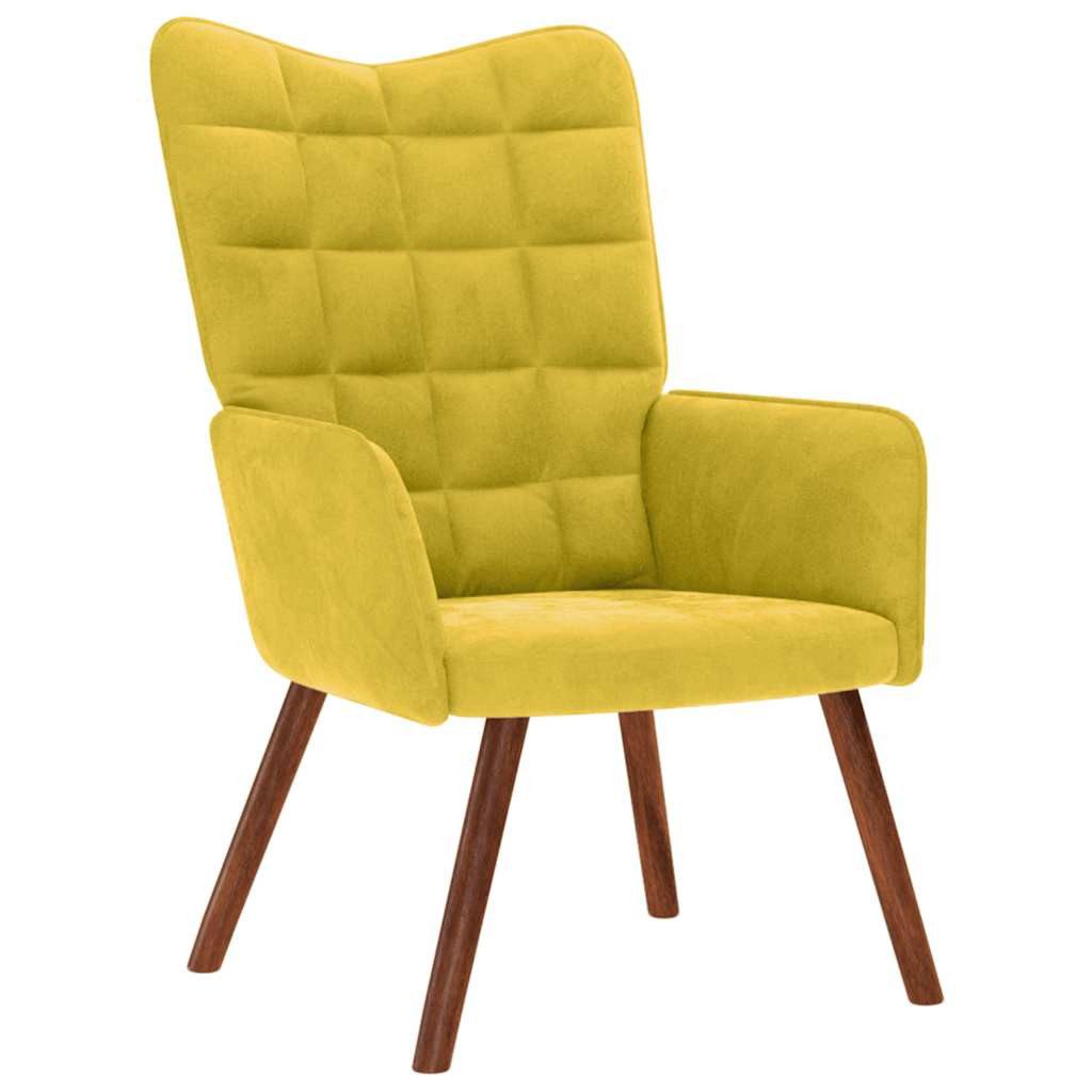 vidaXL Sessel Relaxsessel Gelber Samt (1-St) günstig online kaufen