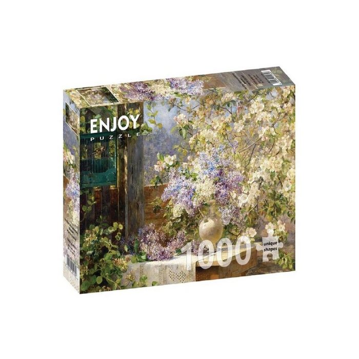ENJOY Puzzle Puzzle ENJOY-1134 - Marie Egner: In the Blossoming Bower ... Puzzleteile