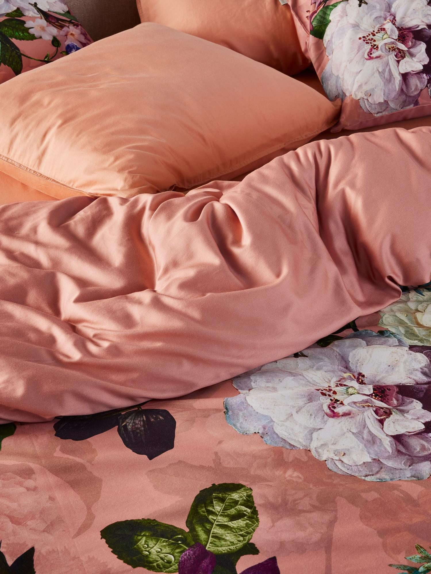 Essenza Bettwäsche Fleur, Satin, 2 teilig, mit floralem Muster