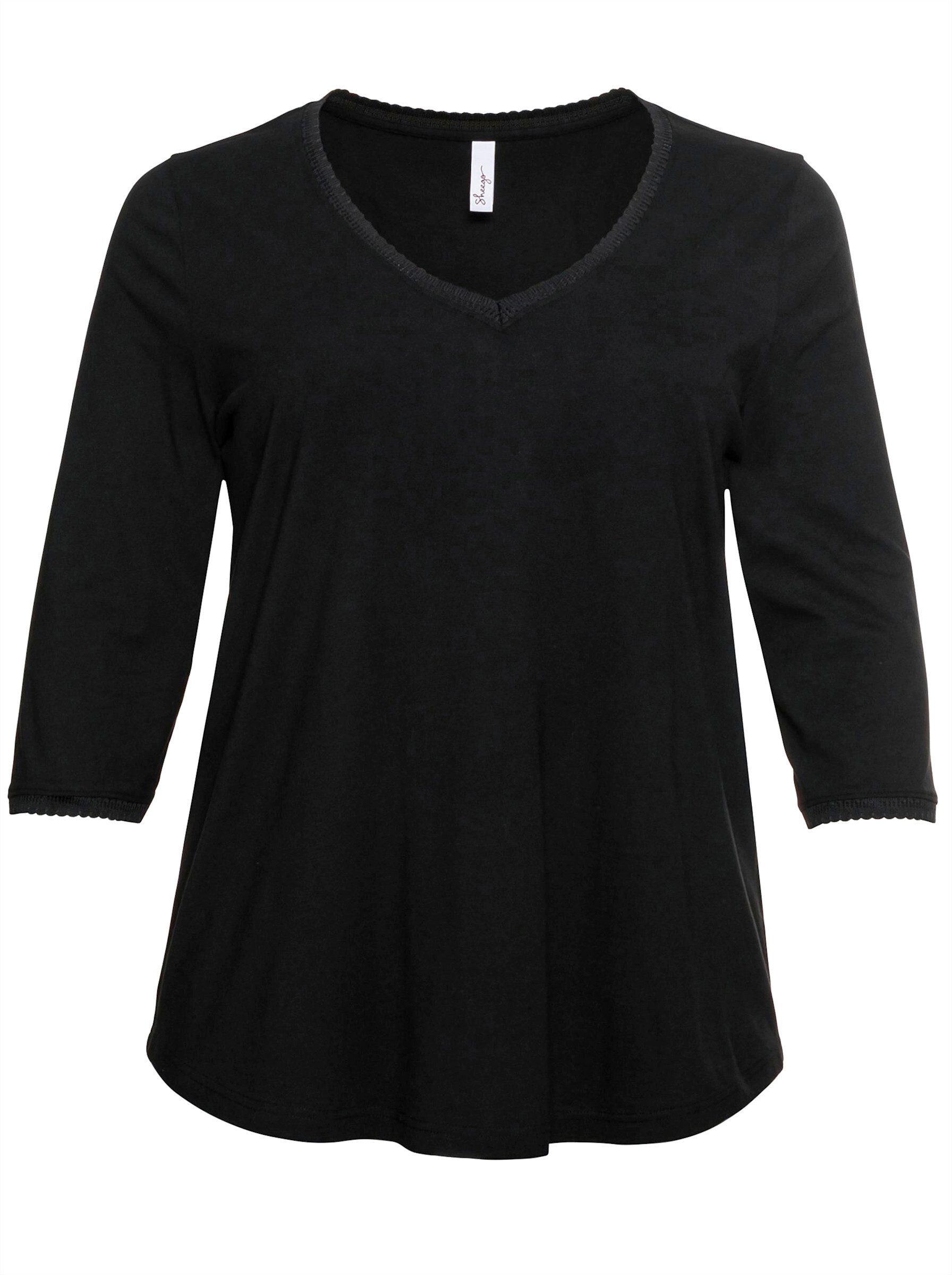 3/4-Arm-Shirt Große Größen