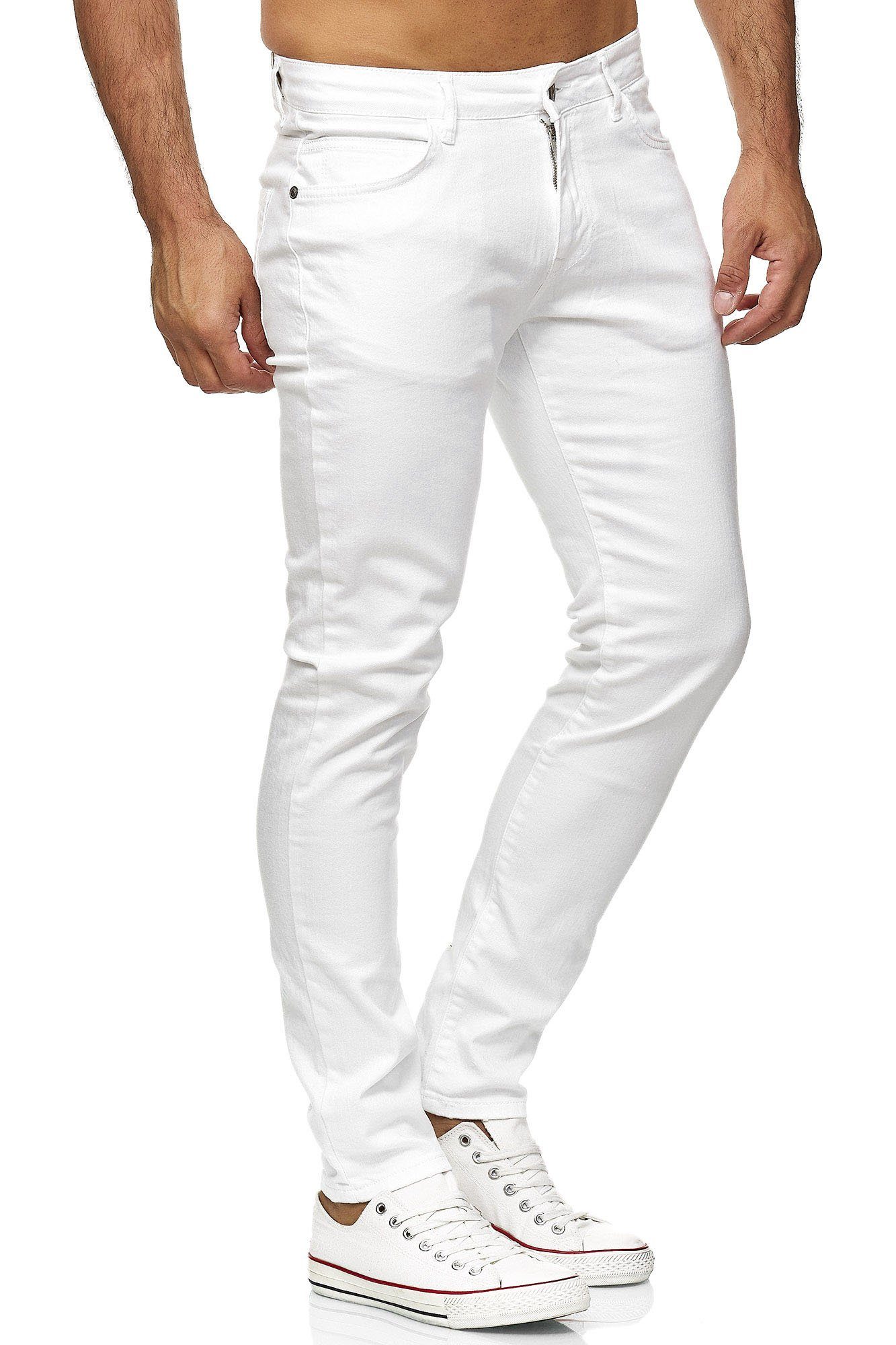 Chinohose Stretchkomfort Hose Premium Slim-Fit RedBridge Weiß