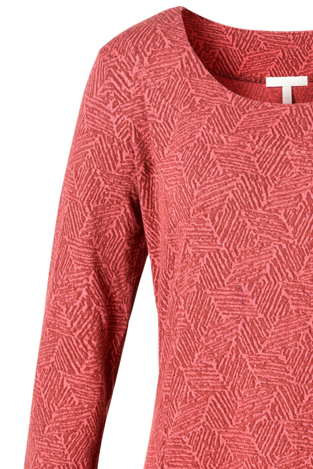 Himalaya Clothing Jerseykleid Feines Kleid Damen langarm mit Jacquard-Muste günstig online kaufen