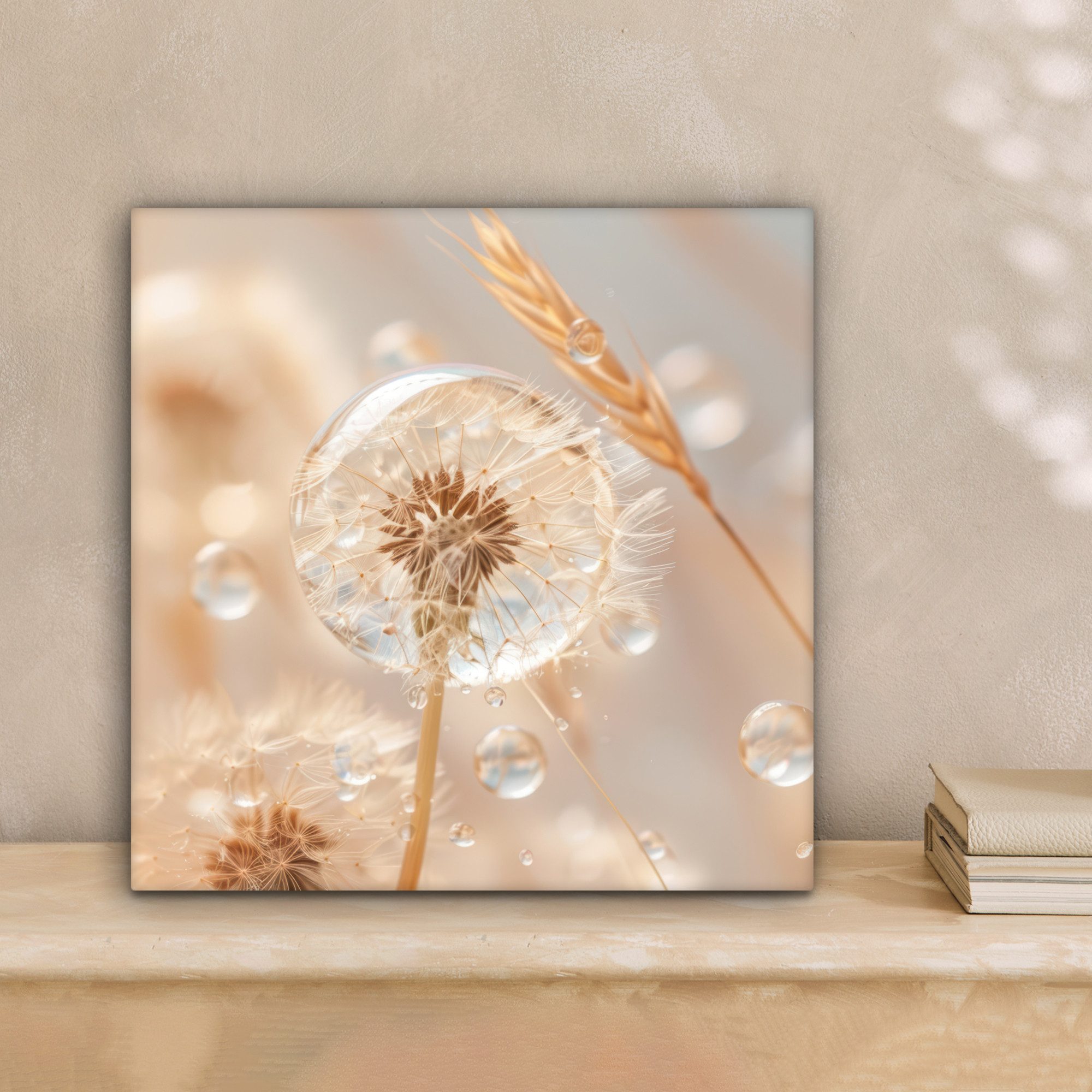 OneMillionCanvasses® Leinwandbild Löwenzahn - Wasser - günstig online kaufen