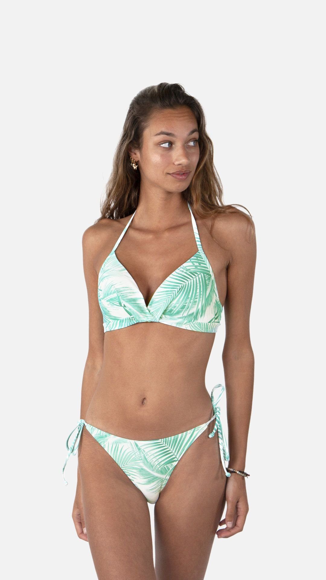 Barts Bikini-Hose BARTS Palmsy Tanga Bikinihose mit Palmblattprint