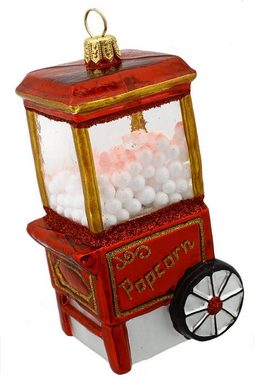 Hamburger Weihnachtskontor Christbaumschmuck Popcornmaschine, Dekohänger - mundgeblasen - handdekoriert