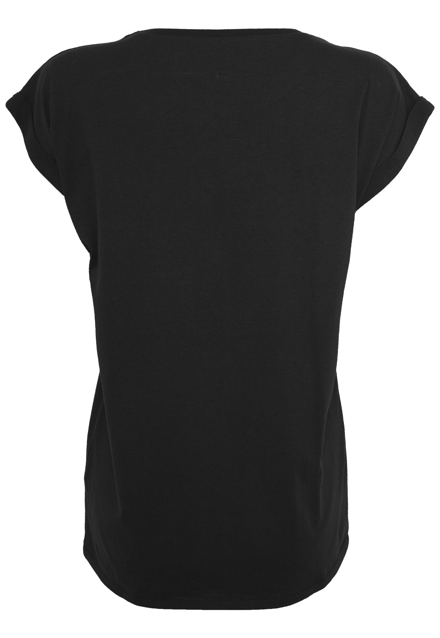 Ladies black Insignia (1-tlg) Tee NASA MisterTee Damen T-Shirt