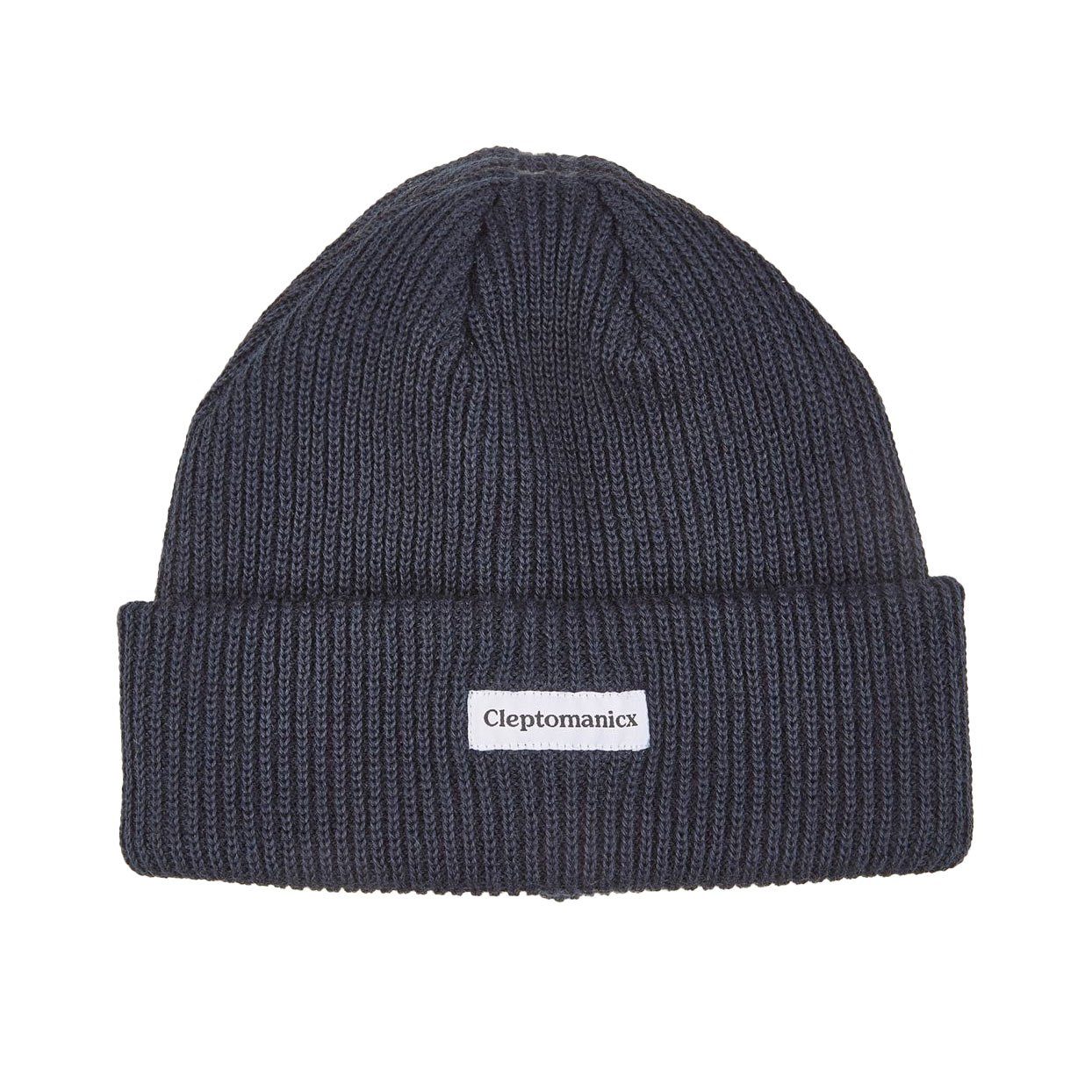 - Beanie dark Cleptomanicx Shortie2 navy