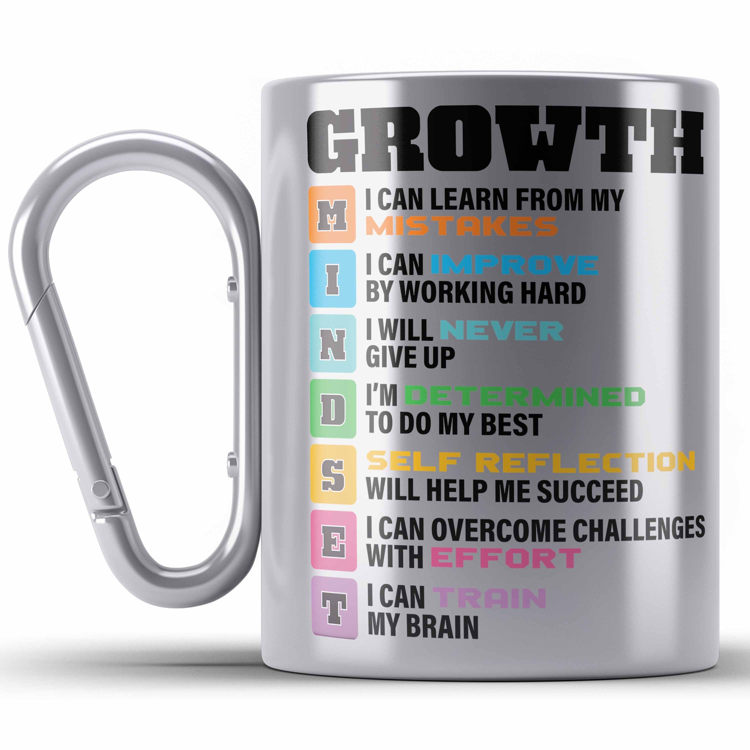 Selbstständige Entrepreneur Motivation Trendation Geschenk Silber Edelstahl Tasse Thermotasse Spruch