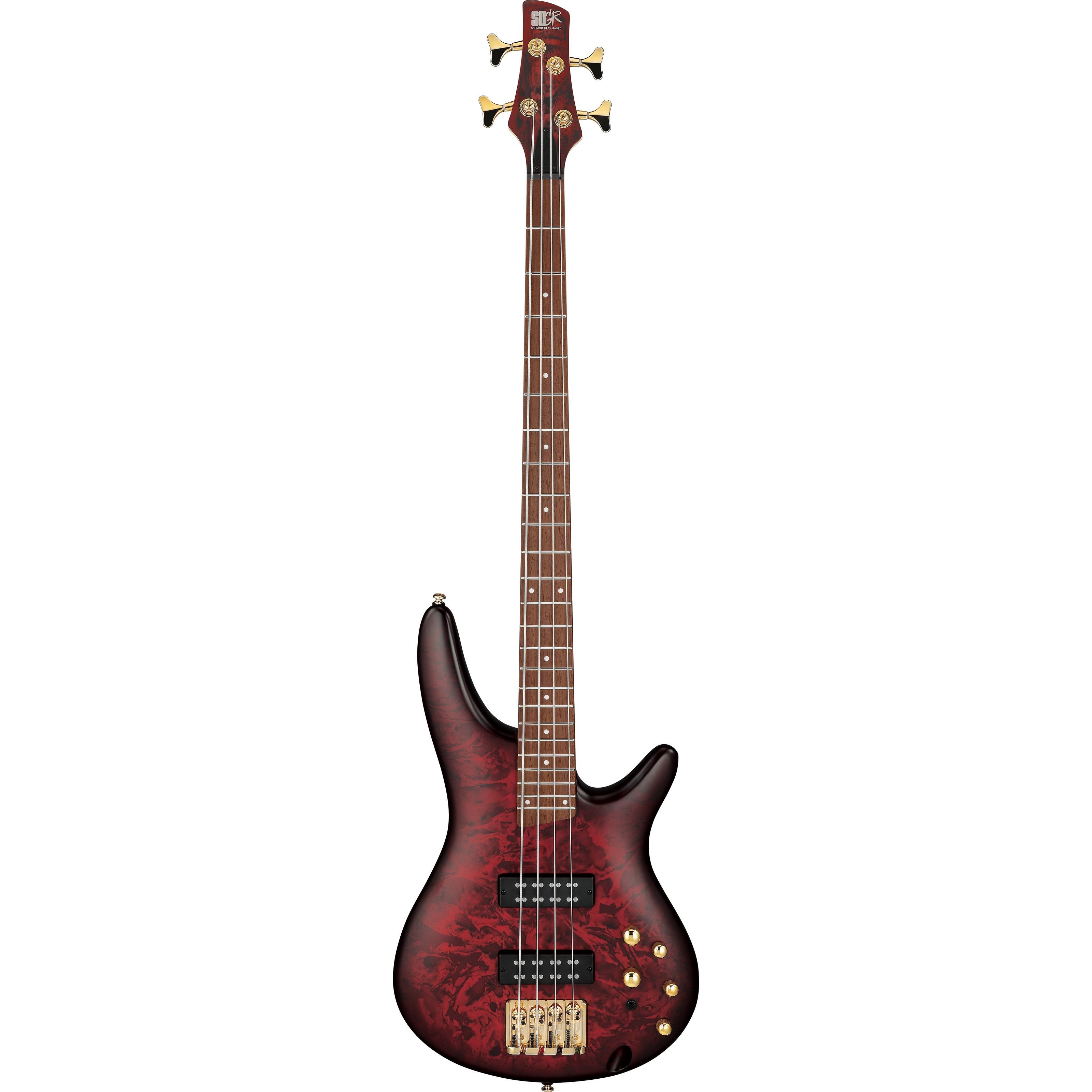 Ibanez E-Bass, Электрические басы, 4-Saiter Электрические басы, Standard SR300EDX-WZM Wine Red Frozen Matte - E-Bass