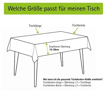 Fiora Gartentischdecke Tischdecke Brot-Brötchen Motiv Wachstuchdecke Abwaschbar PVC Plastik, Abwischbar