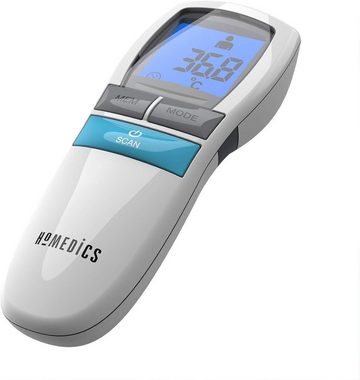HOMEDICS Stirn-Fieberthermometer HoMedics No Touch Infrarot-Thermometer LCD Anzeige