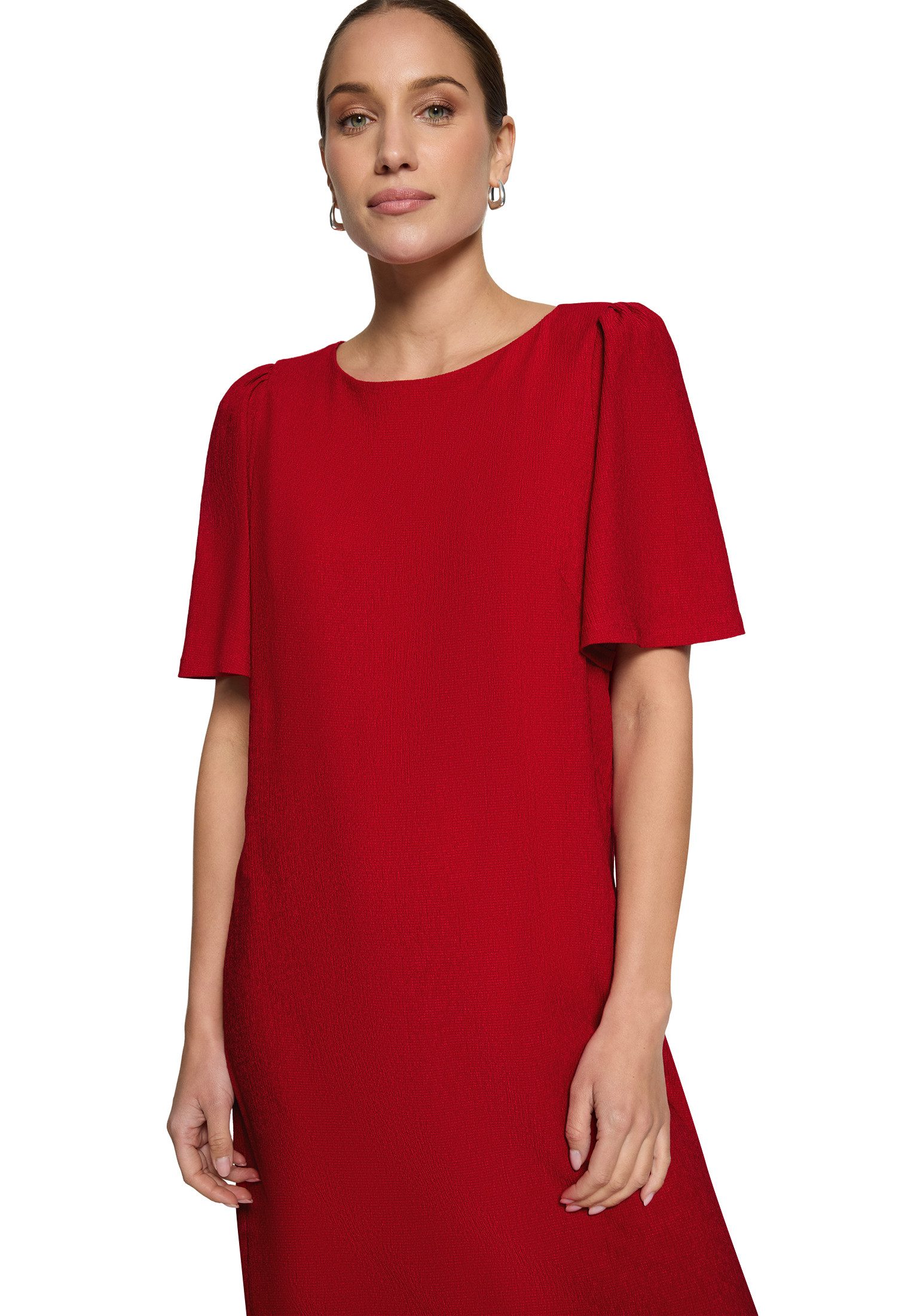 Zero Jerseykleid Damen kurzarm Material.