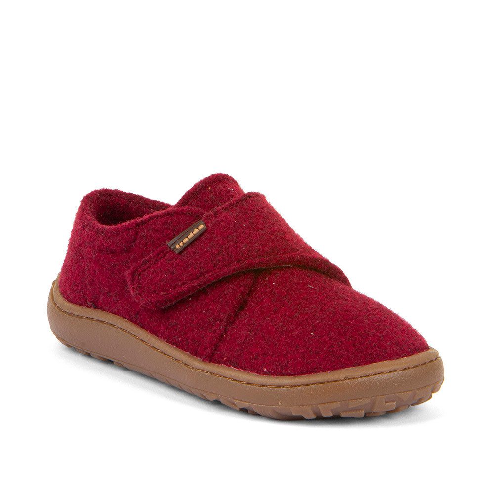 froddo® BAREFOOT WOOLY Hausschuh Klettschuh, Kindergartenschuh mit Wollfutter