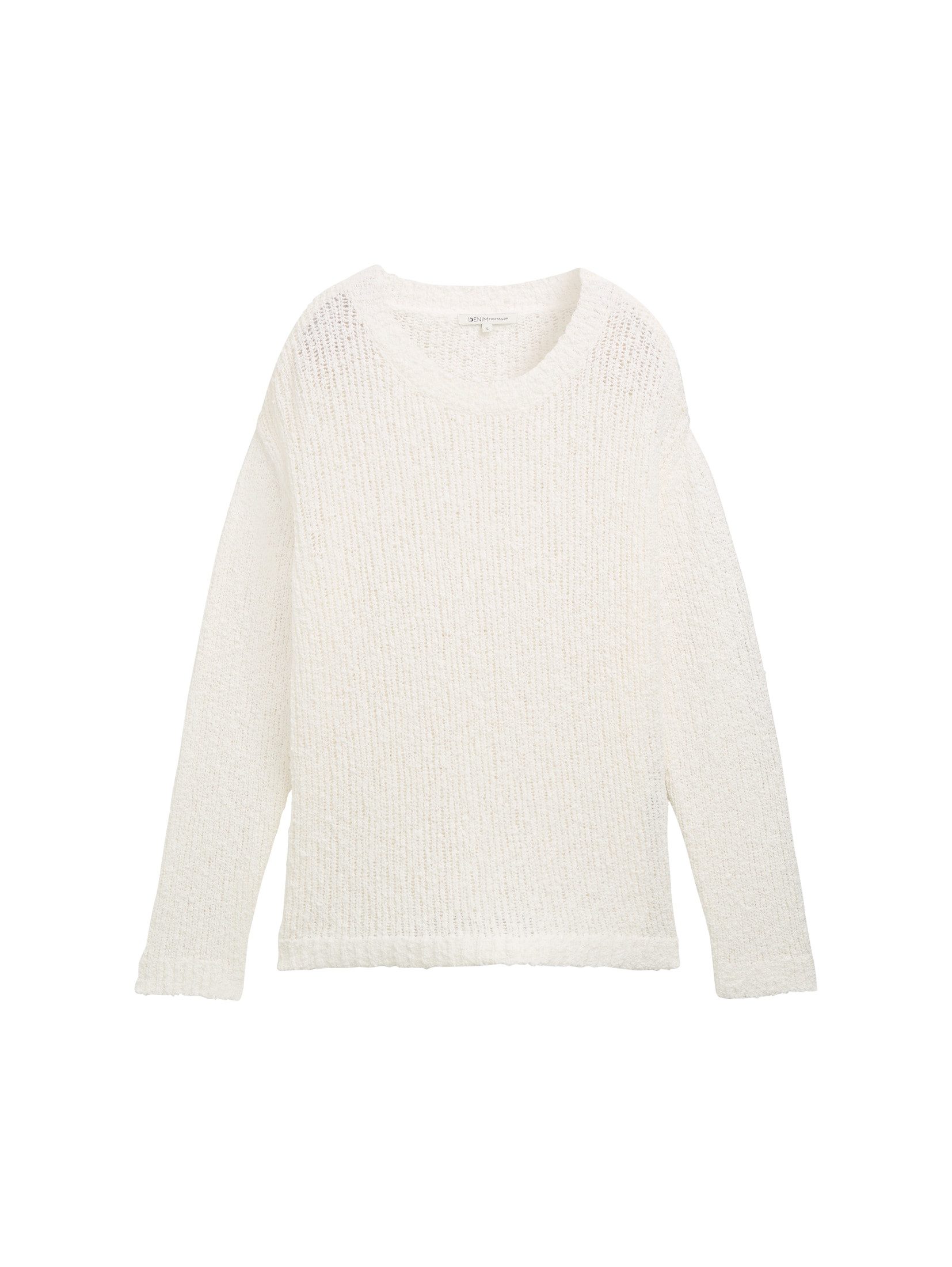 TOM TAILOR Denim Strickpullover Relaxed Bouclé günstig online kaufen