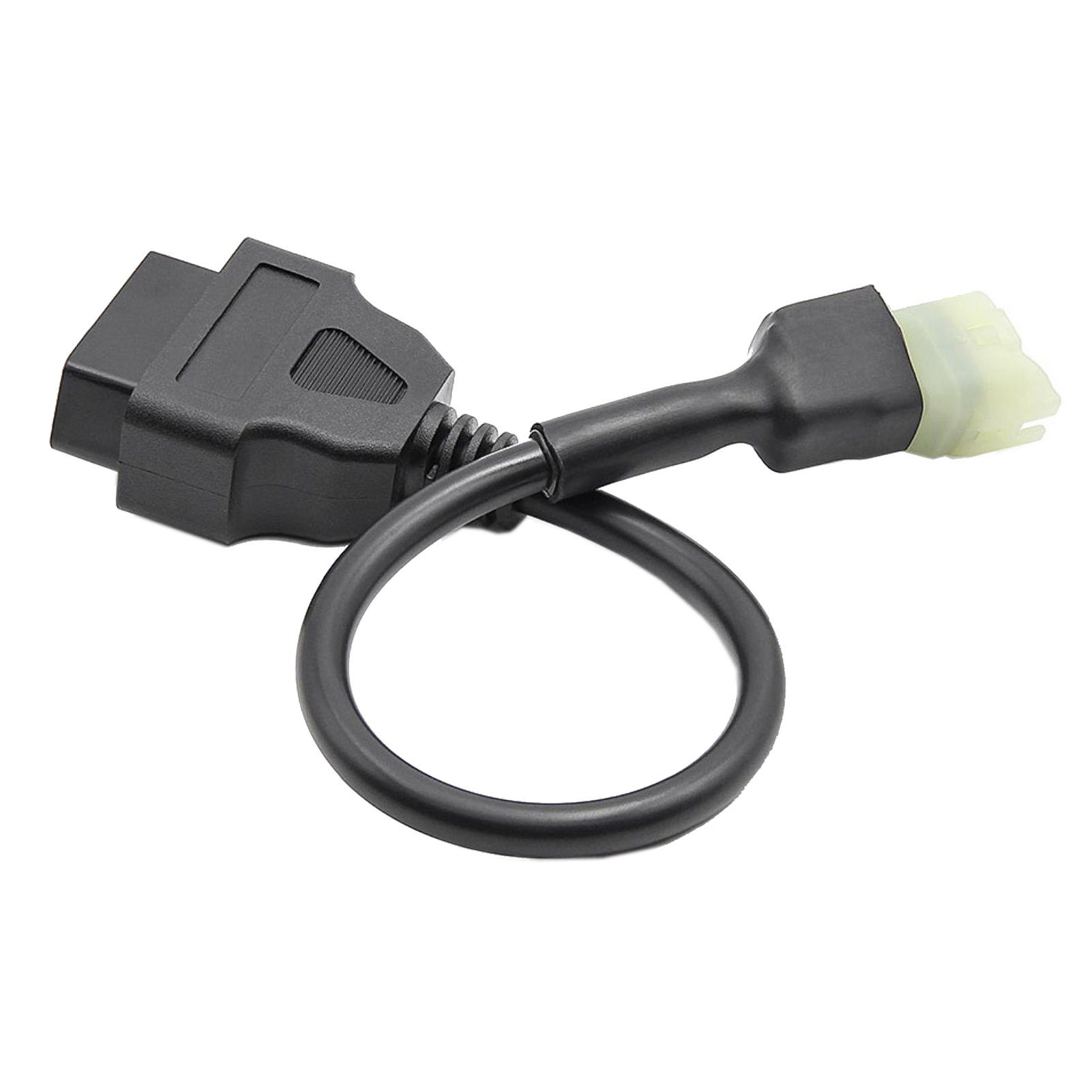 Bolwins F92C 30cm Kabel Adapter Motorrad Honda 4Pin OBD2 Diagnose Fehler lesen Elektro-Kabel, 4-Pin Honda Stecker, OBD2 16-Pin Buchse (30 cm), Adapter für Honda-Motorräder