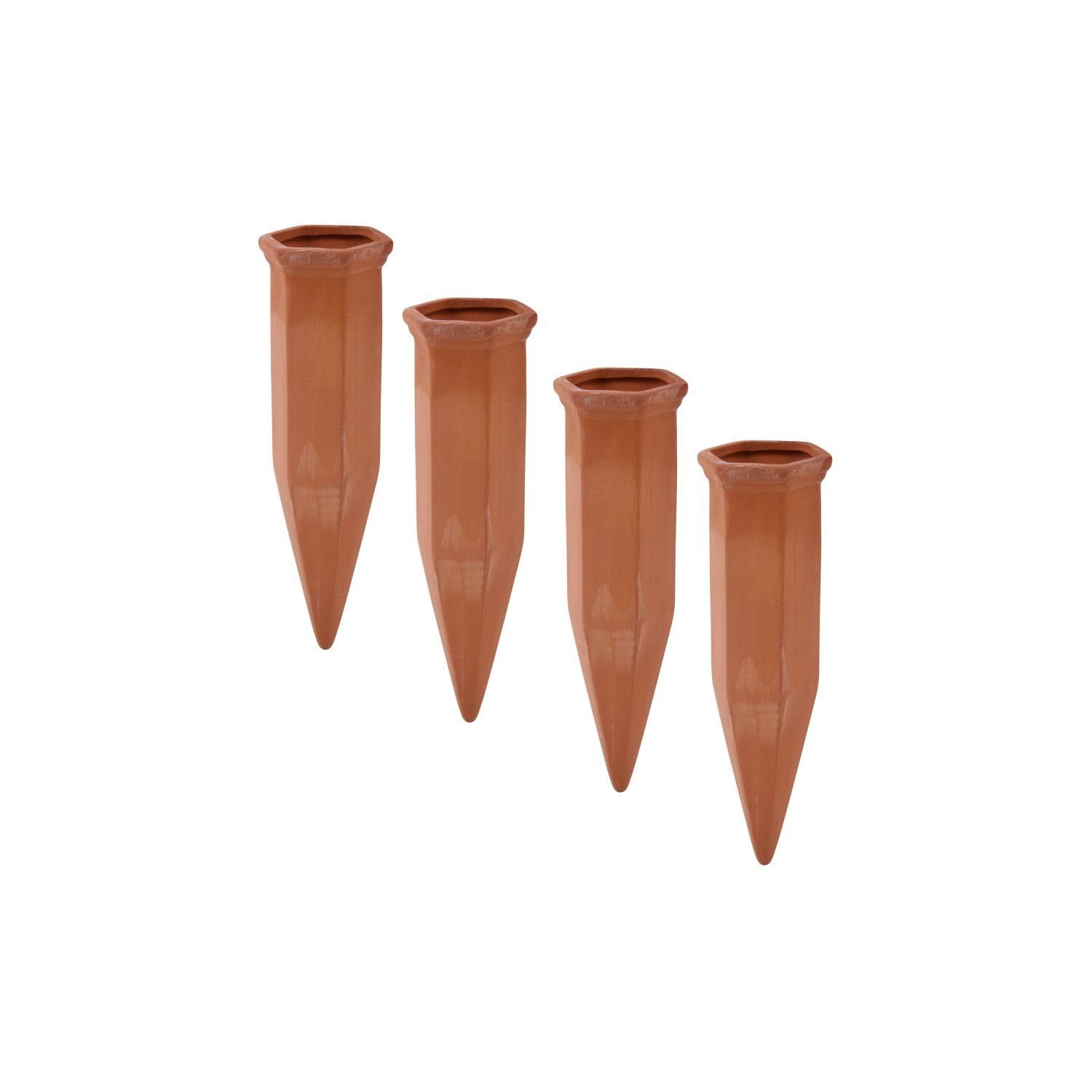 Rivanto Bewässerungssystem, (Set, 4tlg), Tonkegel für Blumen