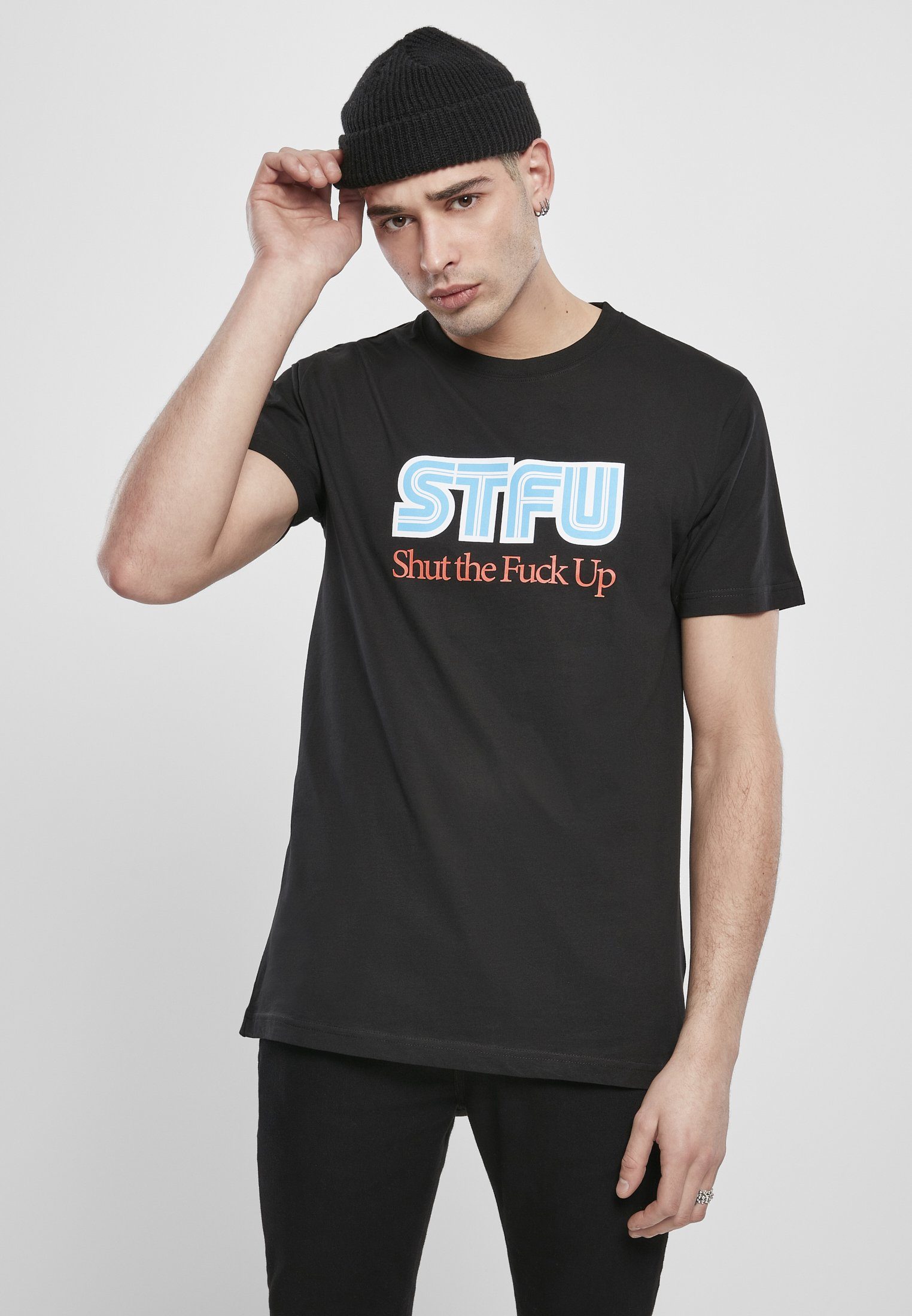 MisterTee T-Shirt Herren STFU Tee (1-tlg)