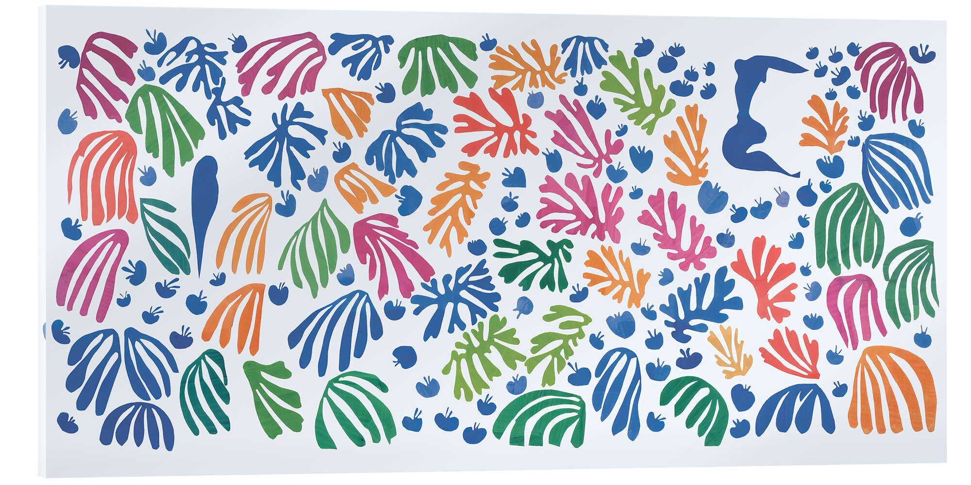 Posterlounge Wandbild Der Sittich und die Meerjungfrau, Henri Matisse, erhältlich als Poster, Leinwandbild, Wandsticker oder Acrylglasbild