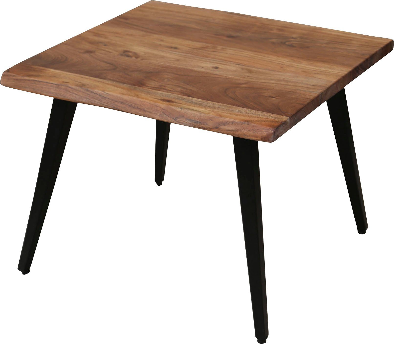 Couchtisch Breite 60 Tischplatte Baumkante, oder Caddy, 110 byLIVING cm mit