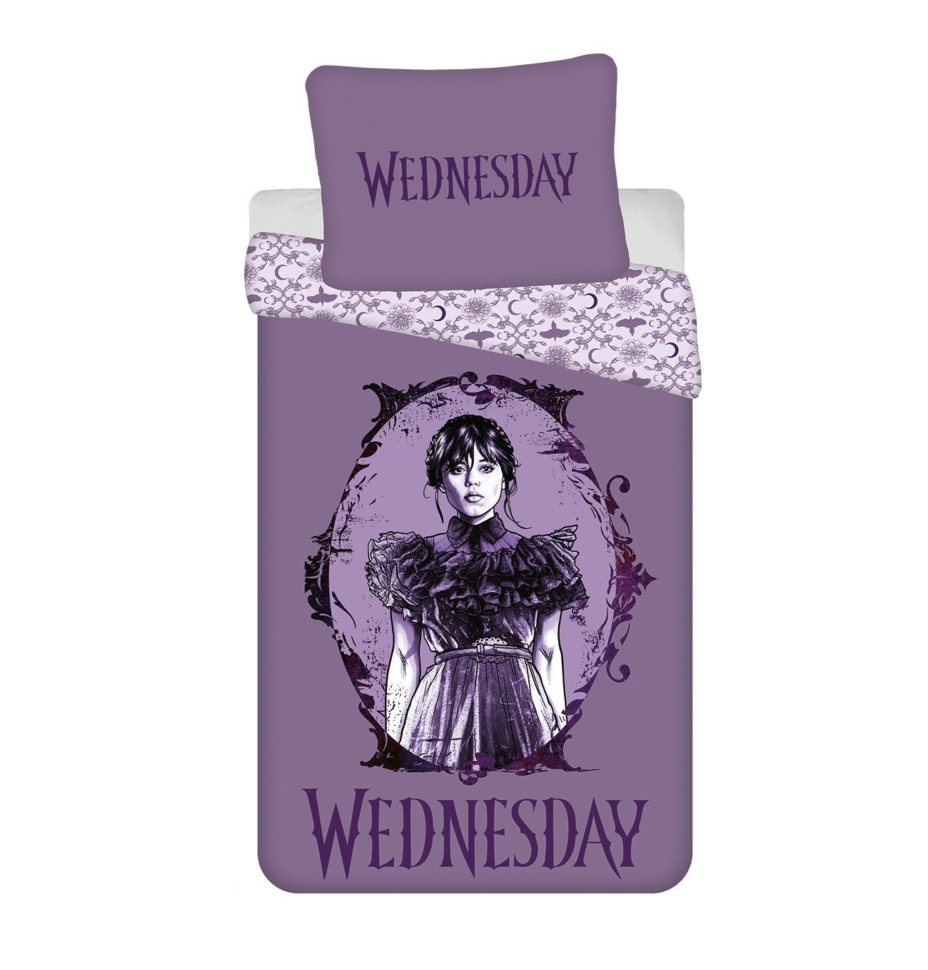 Wednesday Bettwäsche Wendebettwäsche Wednesday Purple 140x200 günstig online kaufen
