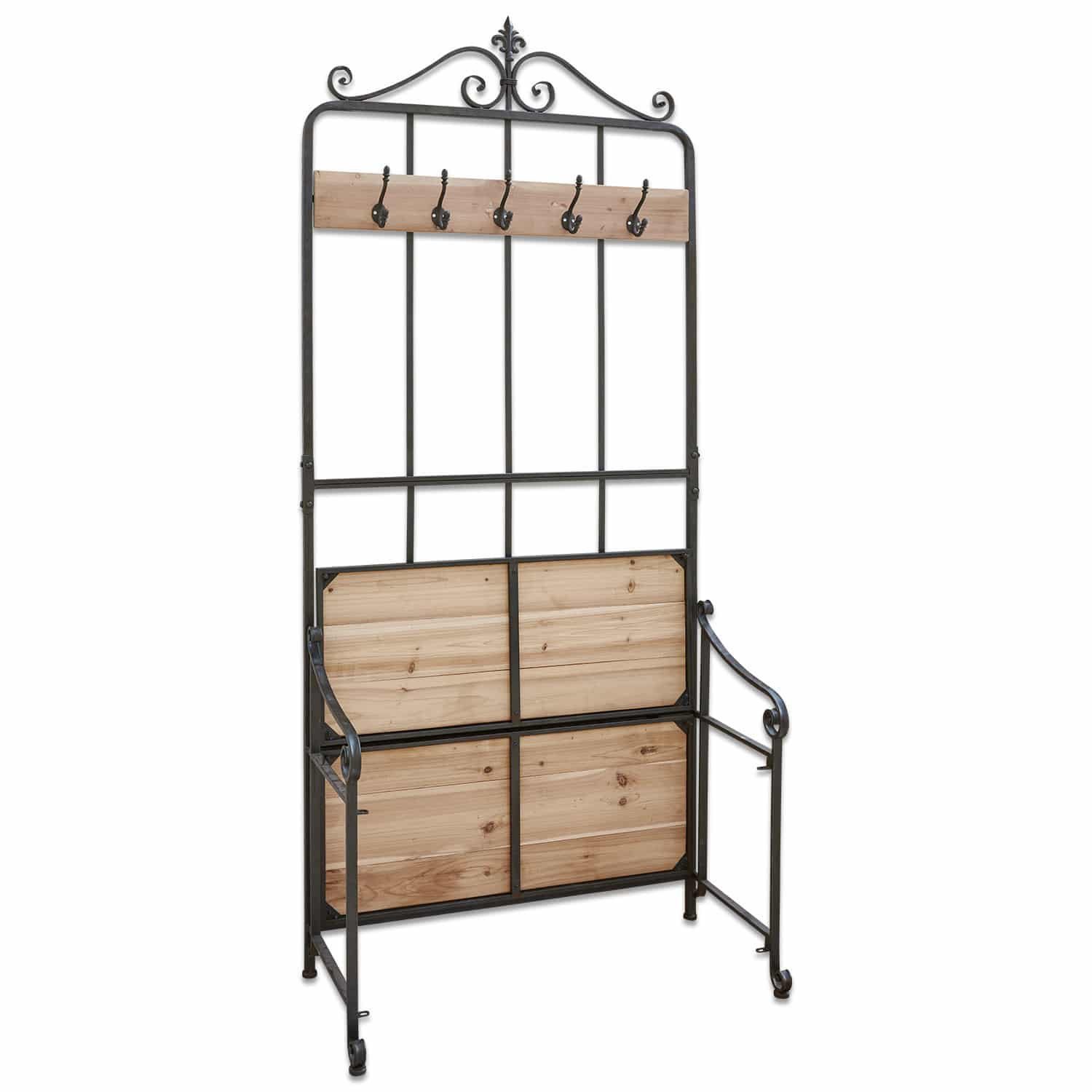Mirabeau Kleiderständer Garderobe Sussy schwarz/braun